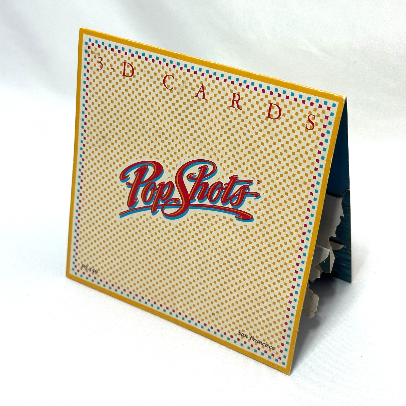 Pop Shots „San Francisco“ 3D Pop-Up Greeting Card Collectible 5.5″X 5.5″ Vintage
