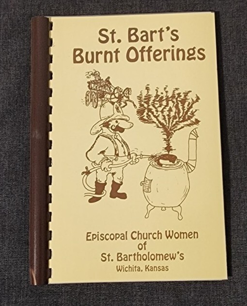 Vintage Episcopal Cookbook Wichita Kansas St. Bartholomew’s Church 1990s COMB