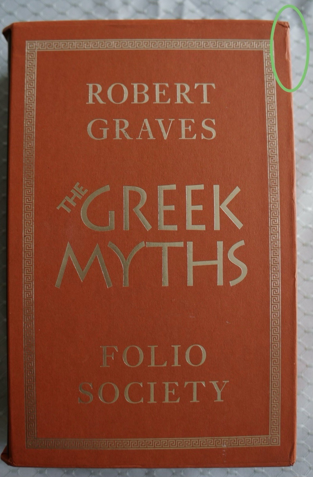 The Greek Myths By Robert Graves; Folio Society – 2 Vol. HC Set w/ Slip Case