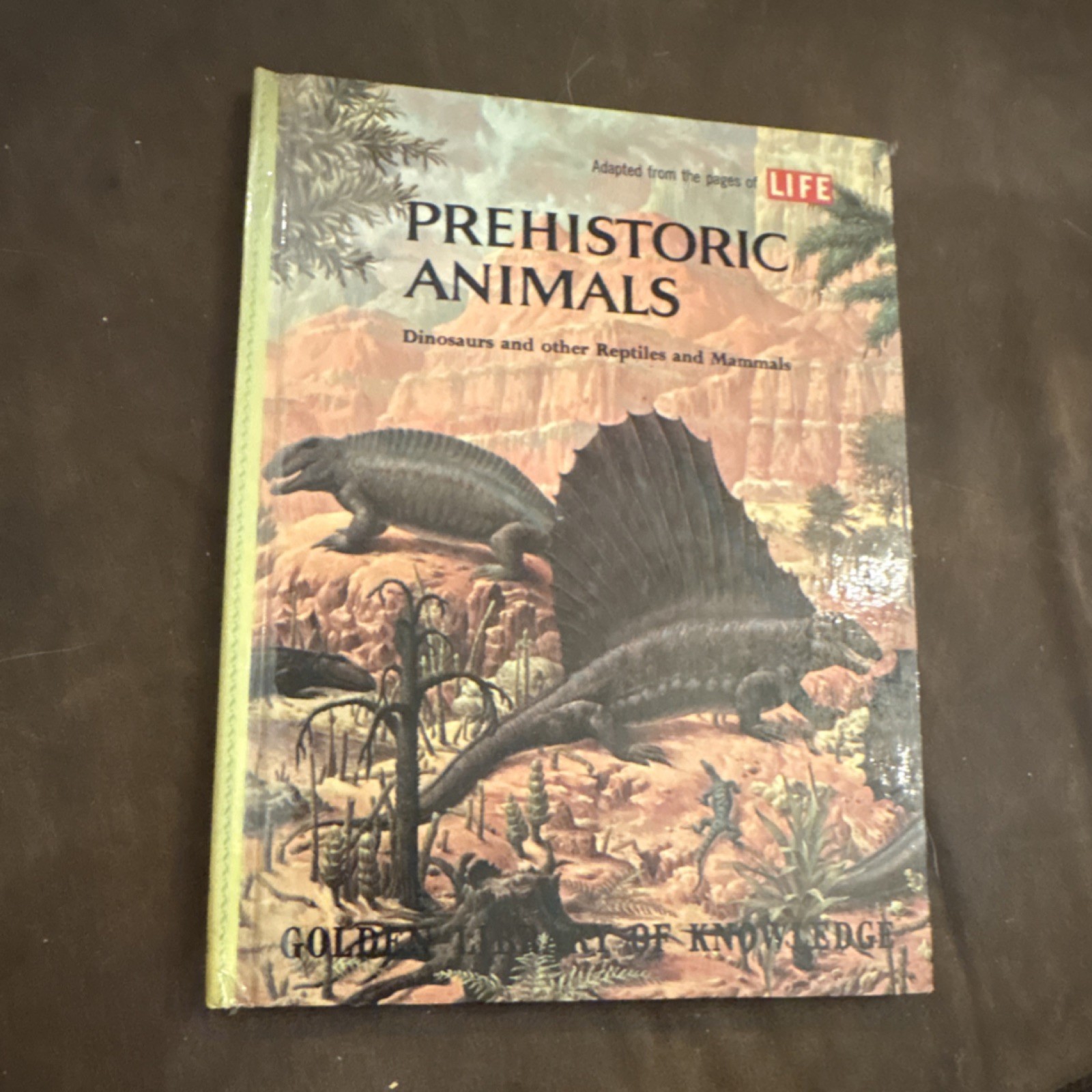 Golden Press Prehistoric Animals Dinosaurs Illustrated Hardcover LIFE 1962