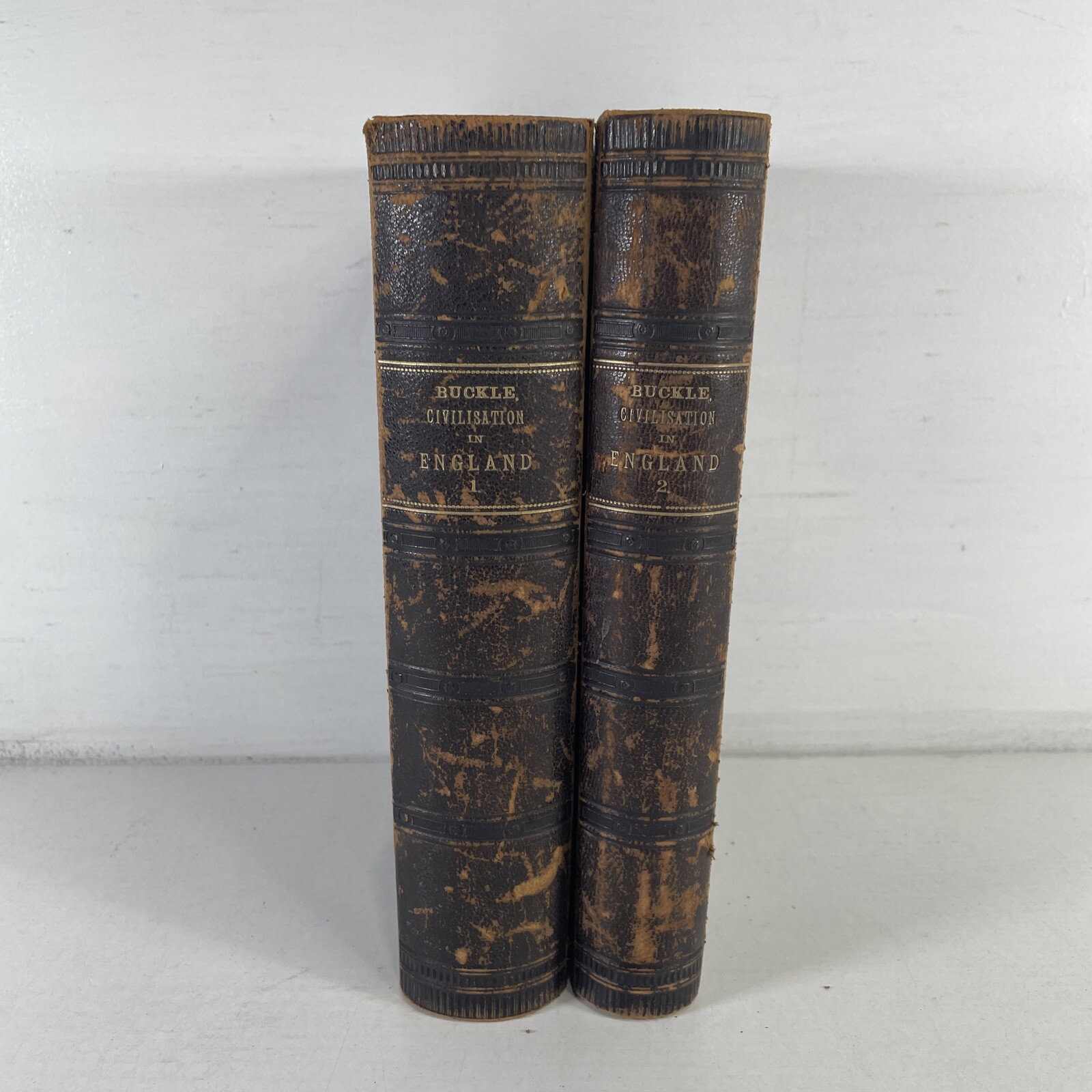 Buckle’s History of Civilization in England 2 Vol. Set 1901