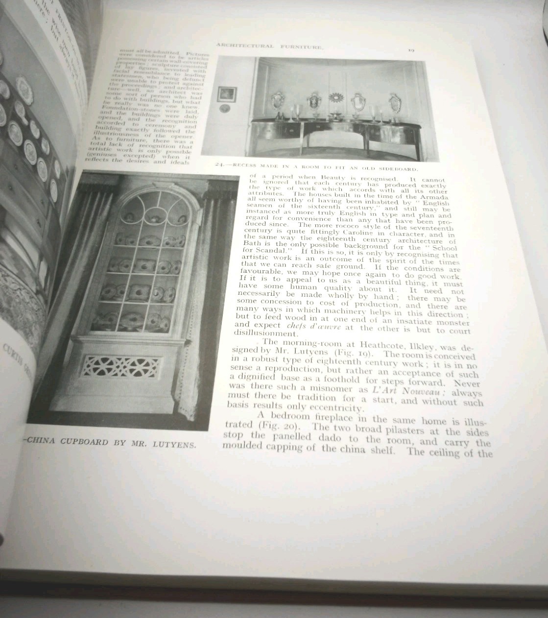 The House And It’s Equipment Lawrence Weaver Hardcover Antique Interior Design