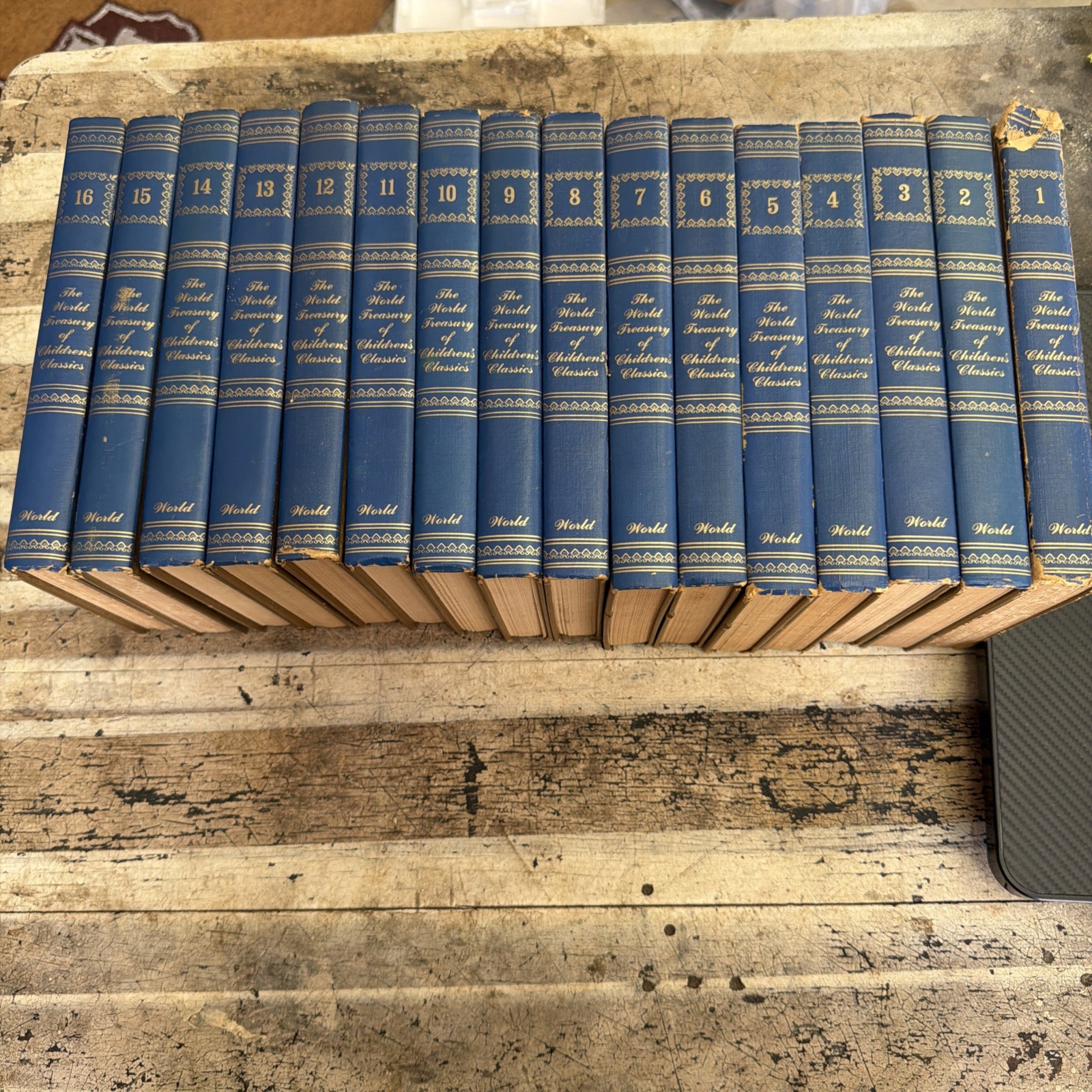 The World Treasury of Children’s Classics Complete 16-Volume Set – Vintage 1947