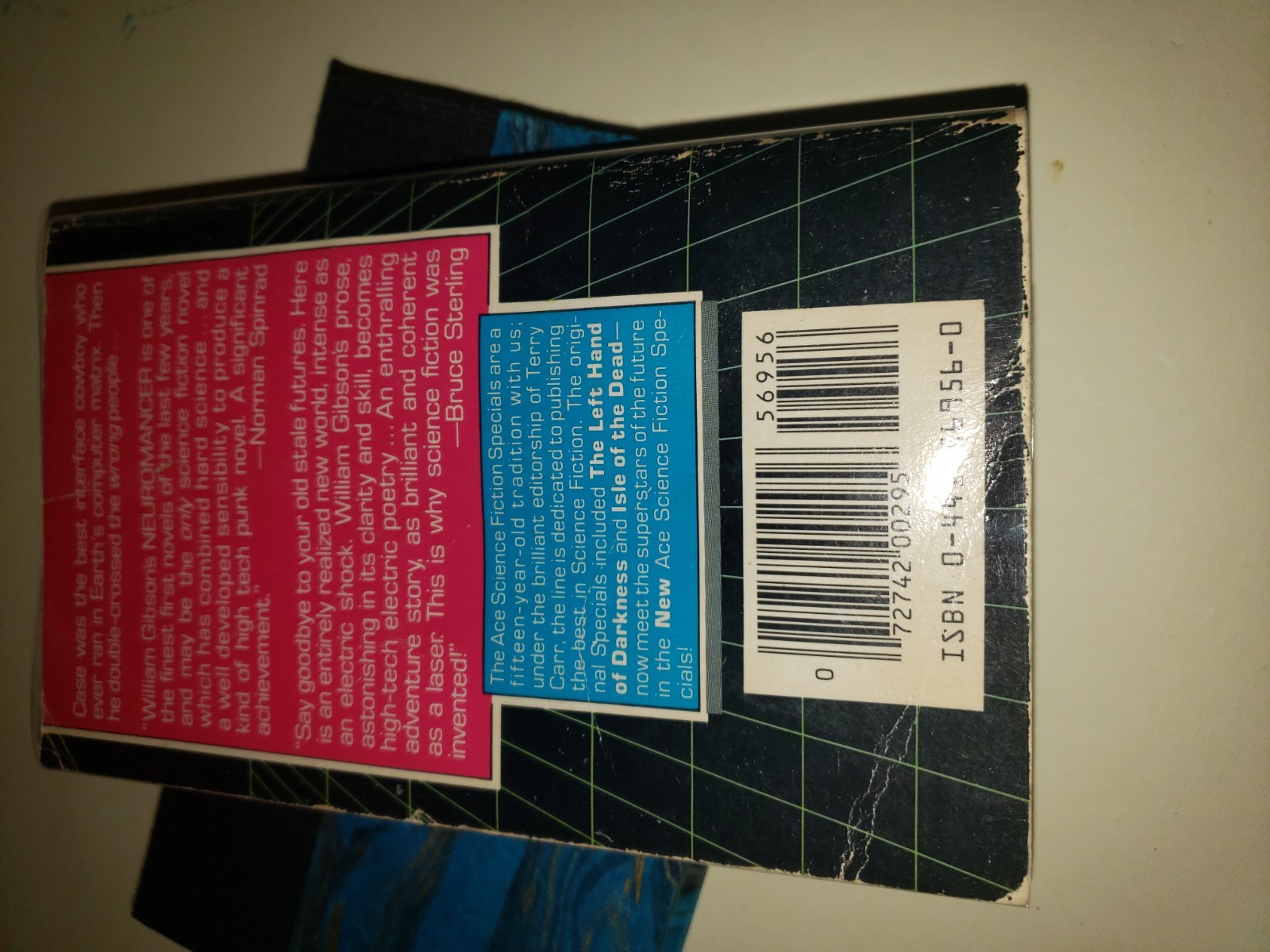SIGNED NEUROMANCER 1ST PRINTING PAPERBACK ORIGINAL ACE 1984 WILLIAM GIBSON Hugo