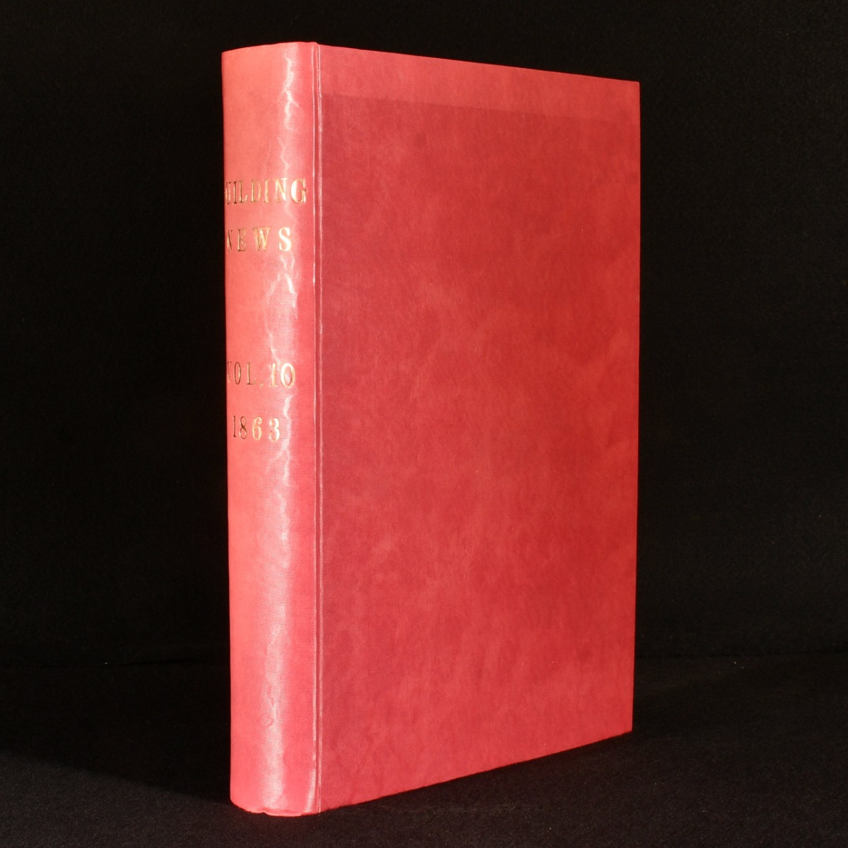 1863 The Building News and Engineering Journal Volume the Tenth Very Scarce I…