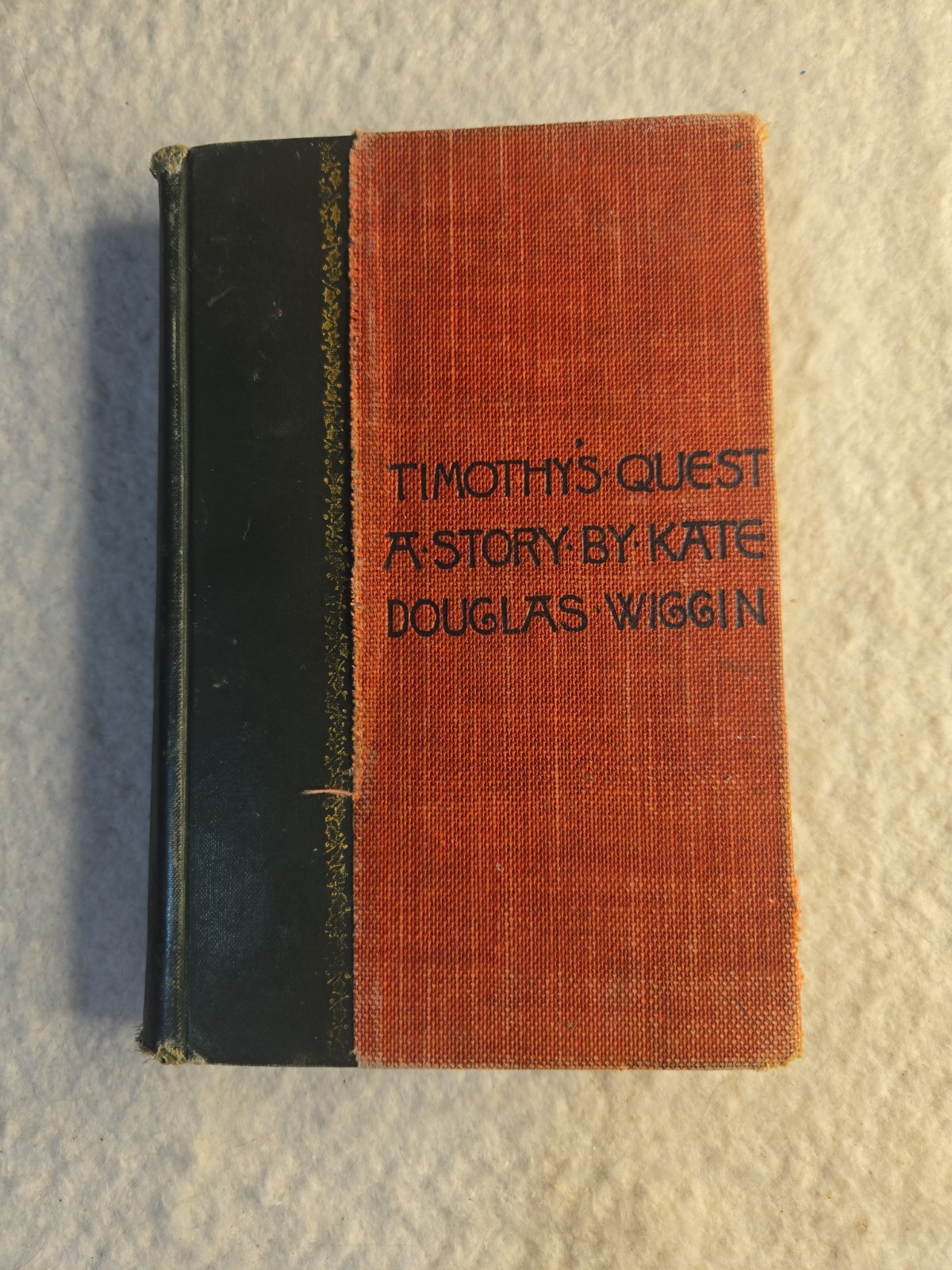 1900 Timothy’s Quest by Kate Douglas Wiggin Decorated Binding antique book