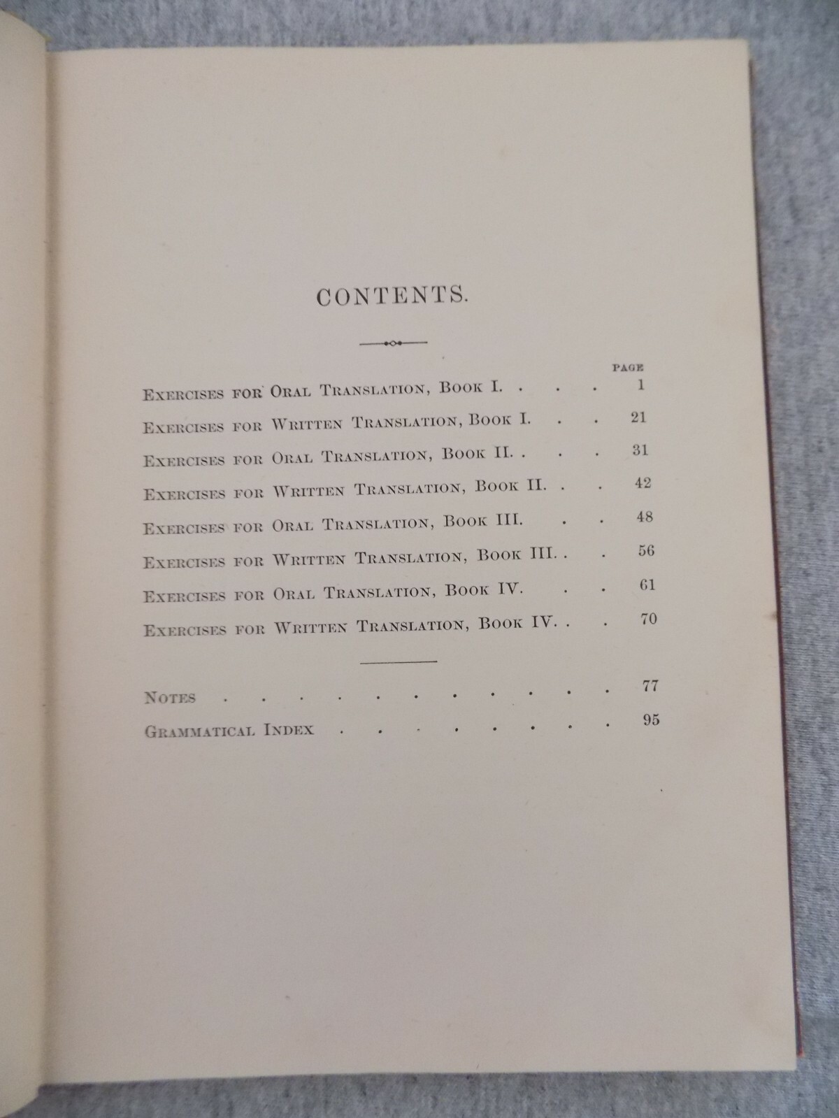 Exercises in Latin Composition Part I The Students Series Daniell 1889 Ed