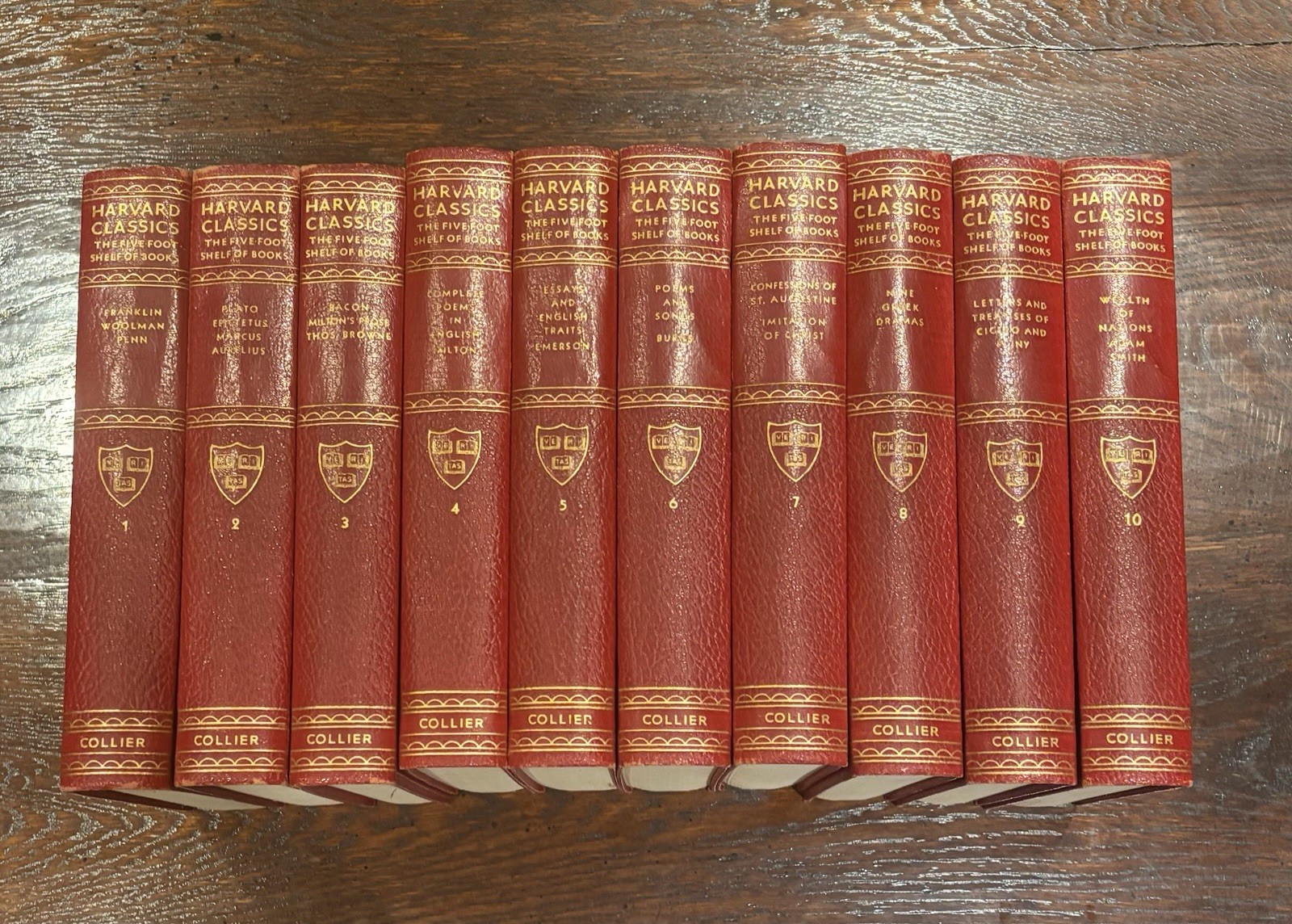 Complete 51-vol Harvard Classics set Rainbow Edition in great condition.
