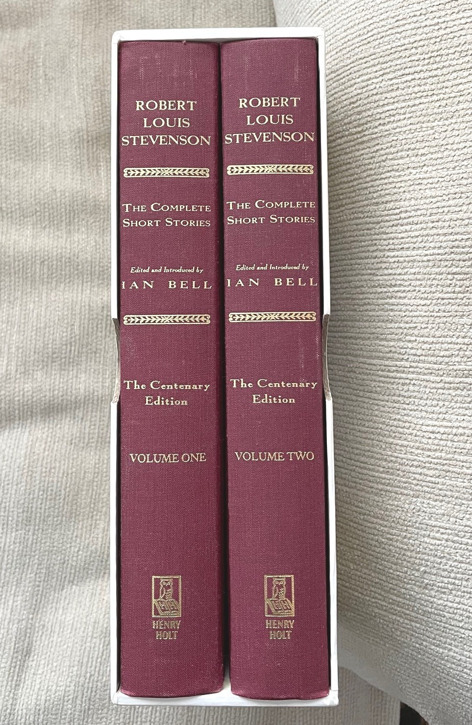 2-Vol ROBERT LOUIS STEVENSON Complete Short Stories CENTENARY EDITION Slipcase
