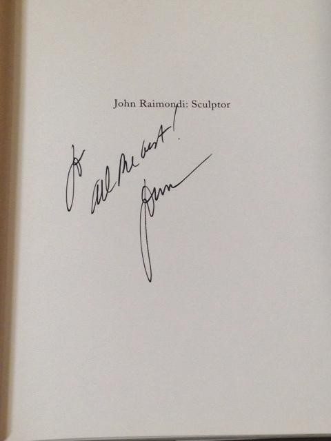 William Corbett, Sam Hunter / JOHN RAIMONDI SCULPTOR Signed 1st Edition 1999