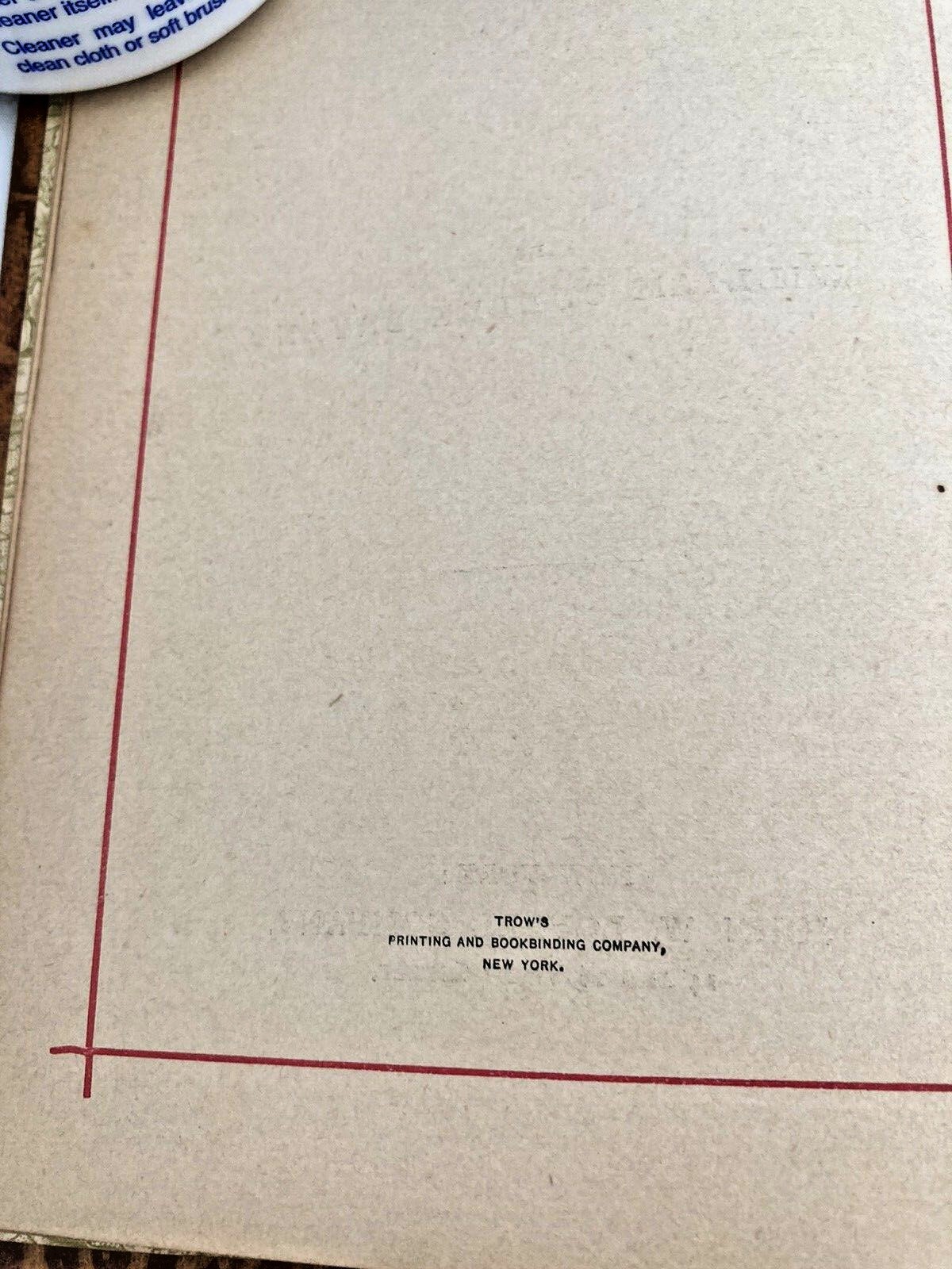 BRYANT, EARLY POEMS, Published by John W. Lovell Company