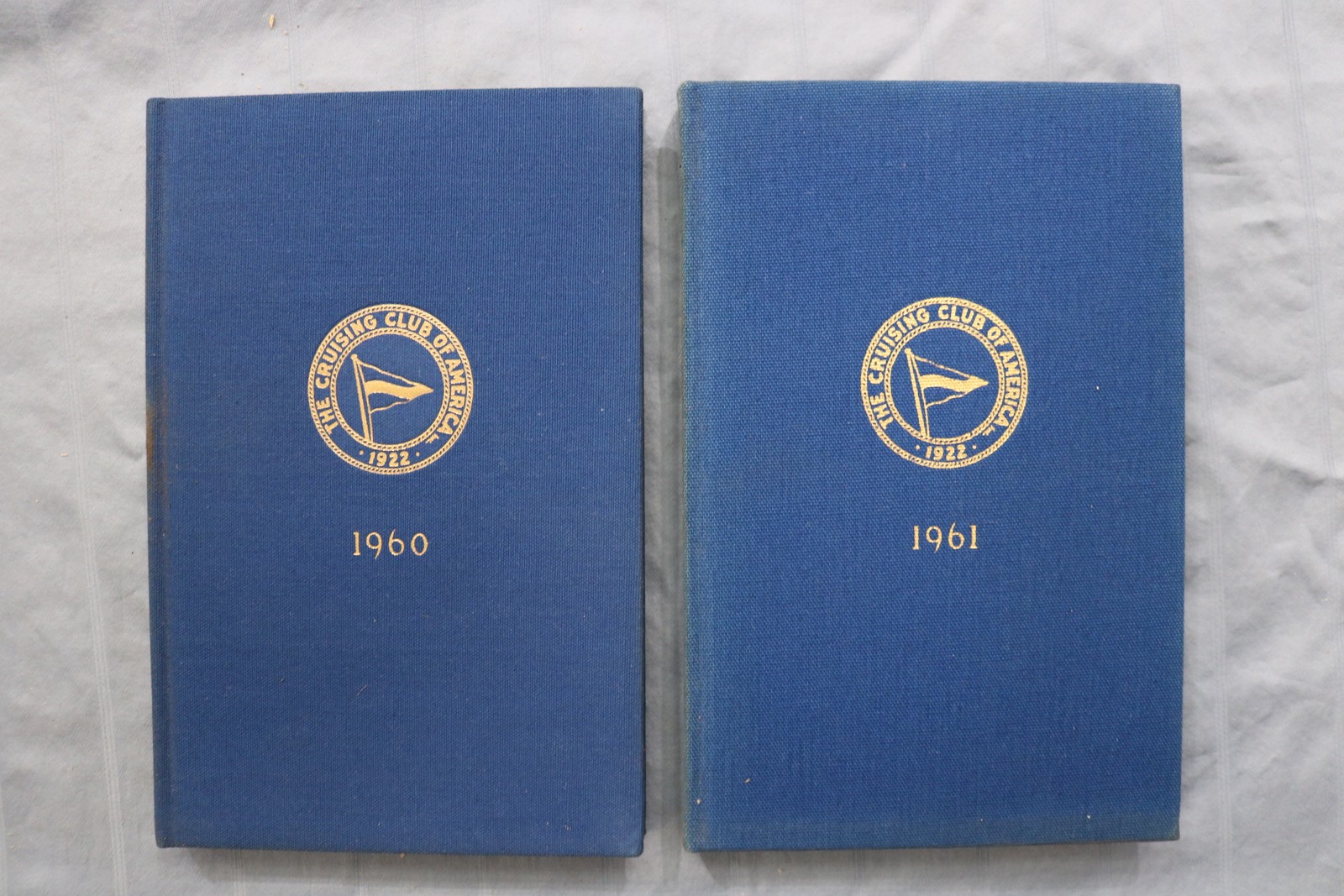 1958-1973 THE CRUISING CLUB OF AMERICA-HARDCOVER BOUND VOLUMES -LOT OF 12- KD 6Q