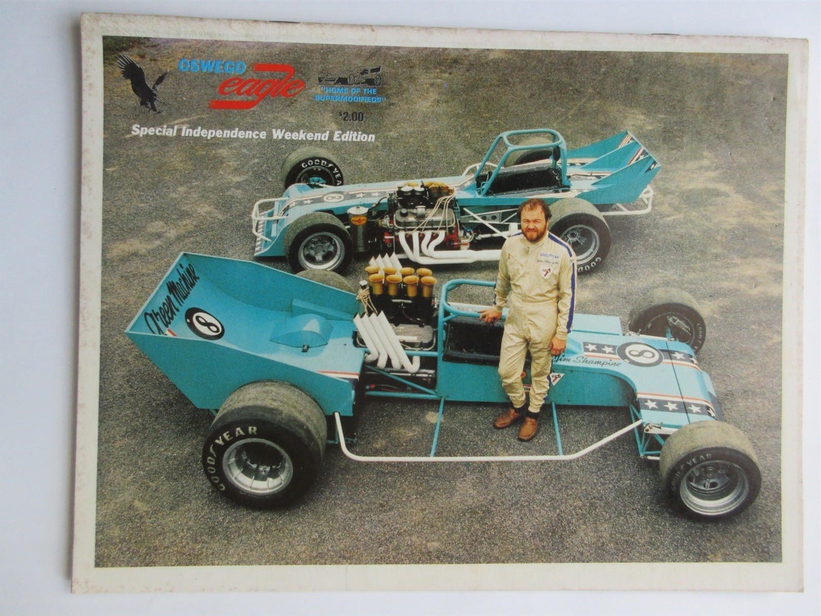 Oswego Eagle Modified Racing Program NY 1979 July 4 Weekend