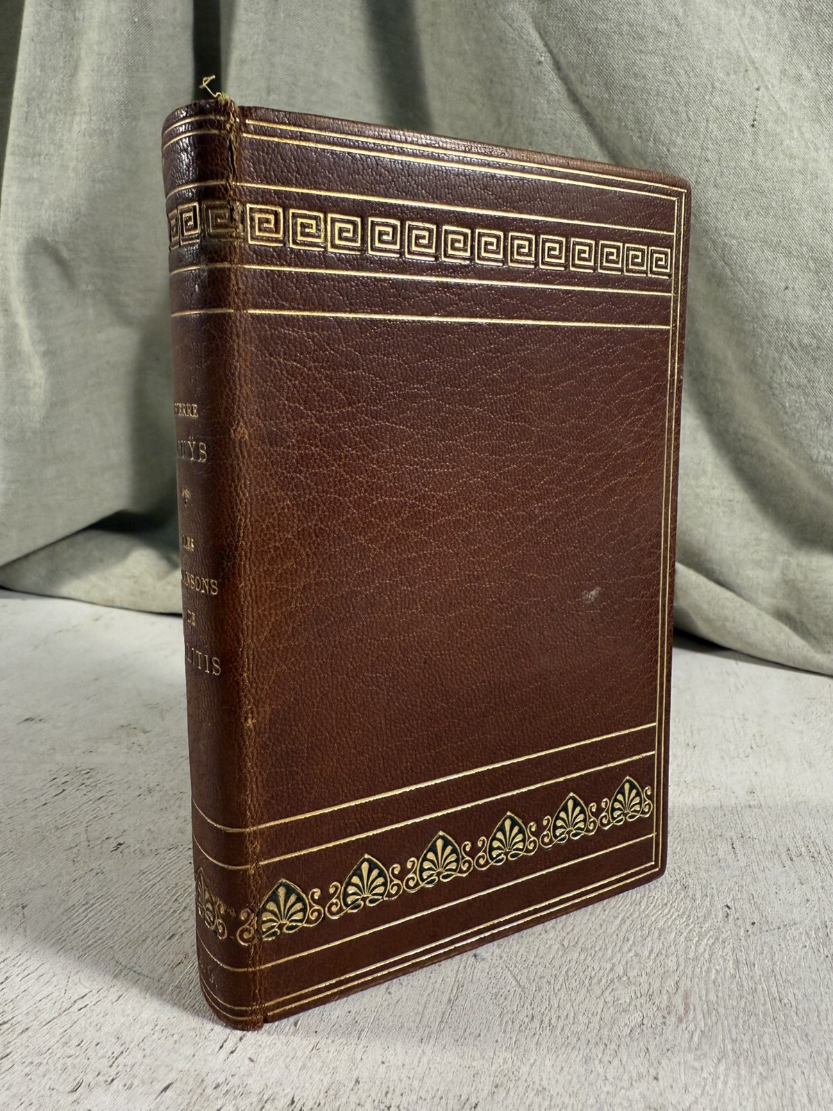The Songs of Bilitis by Louys, Pierre Antique Fine Leather Binding NICE