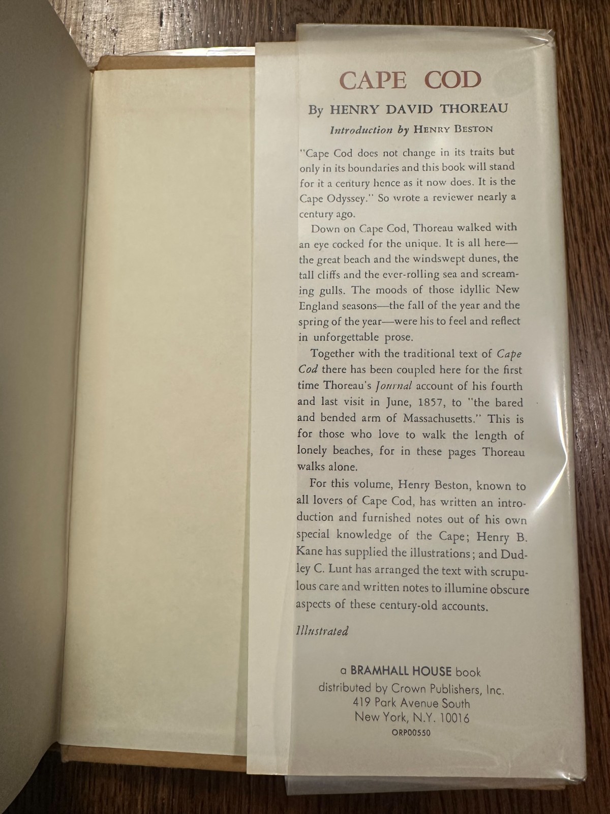 Walden by Henry David Thoreau Illustrator Henry Kane 1951 HC/DJ NEAR FINE
