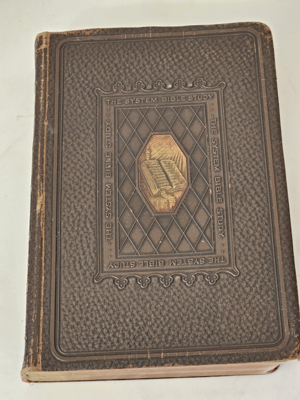 The System Study Bible 1927 Revised and Enlarged Edition Leather (Rare)