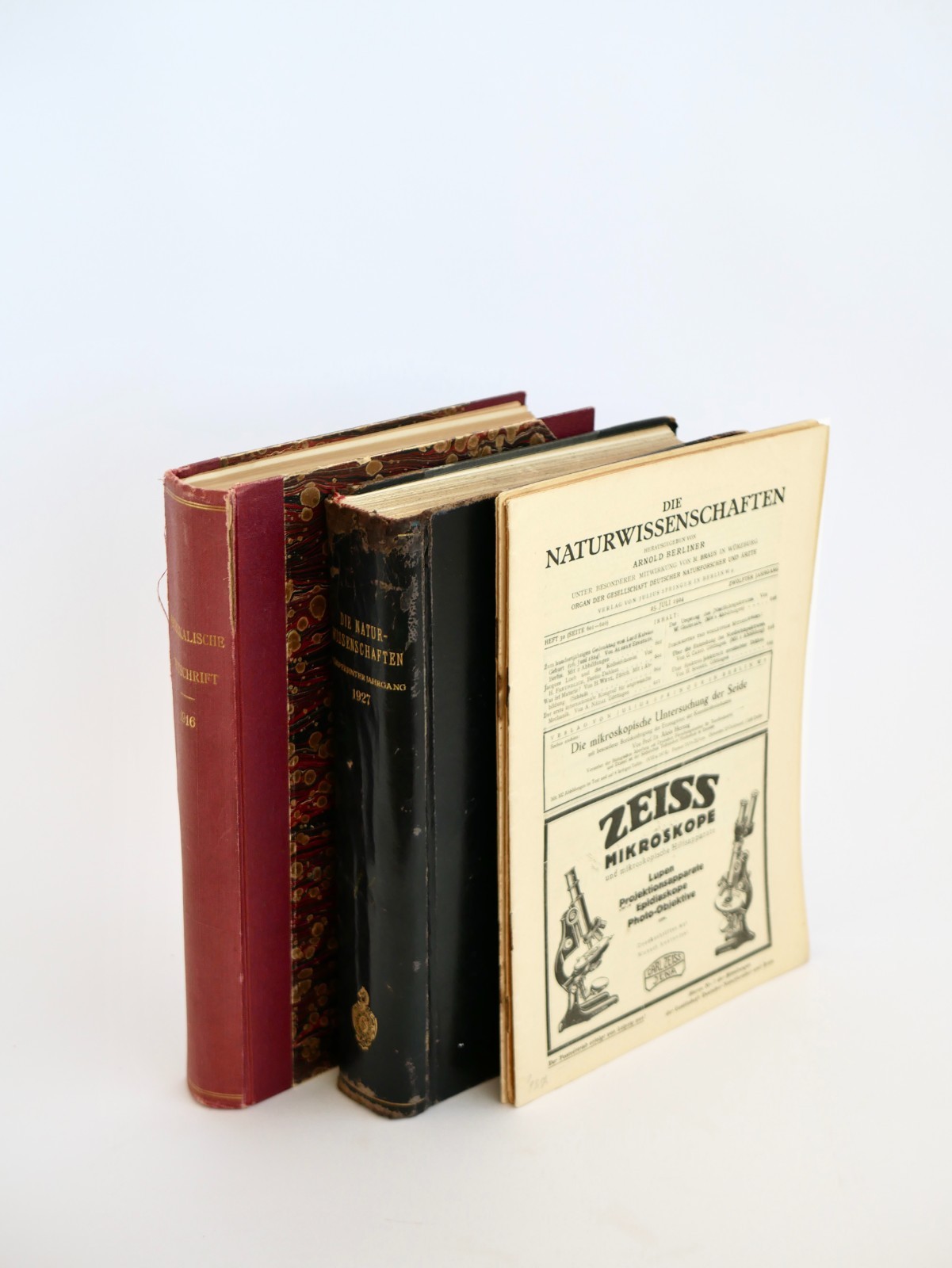 Einstein / 6 First Journal Publications Planck Mach Newton with Flamm 1913-1927