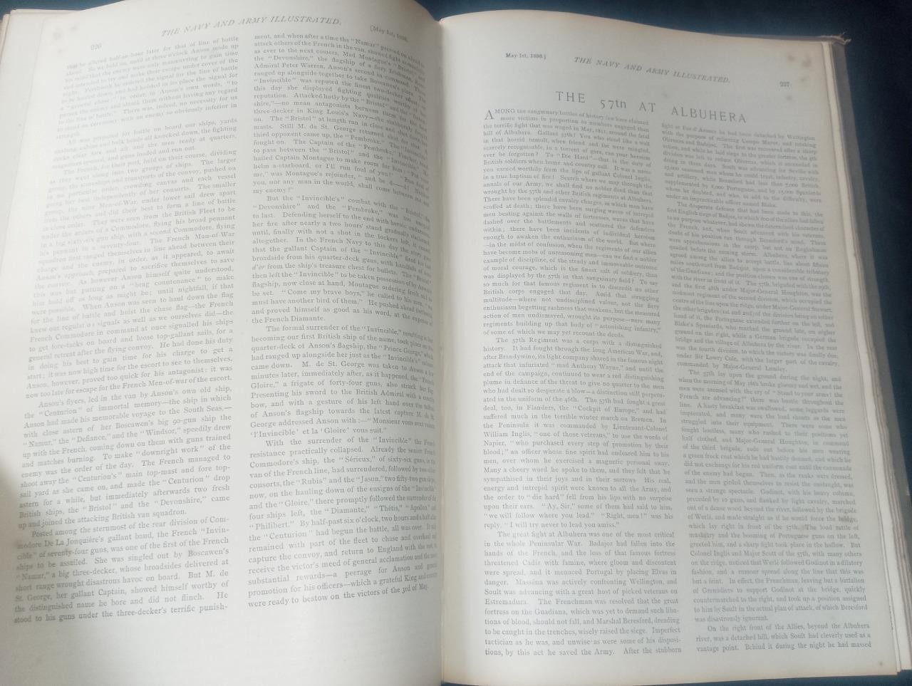 NAVY & ARMY ILLUSTRATED Vol. I 1895-6 miliary history magazine British Empire