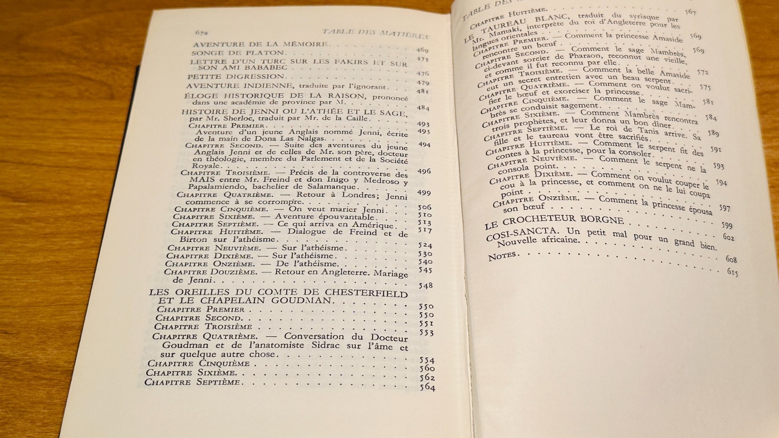 Romans et contes by Voltaire, published by Garnier Frères, 1965. French Edition