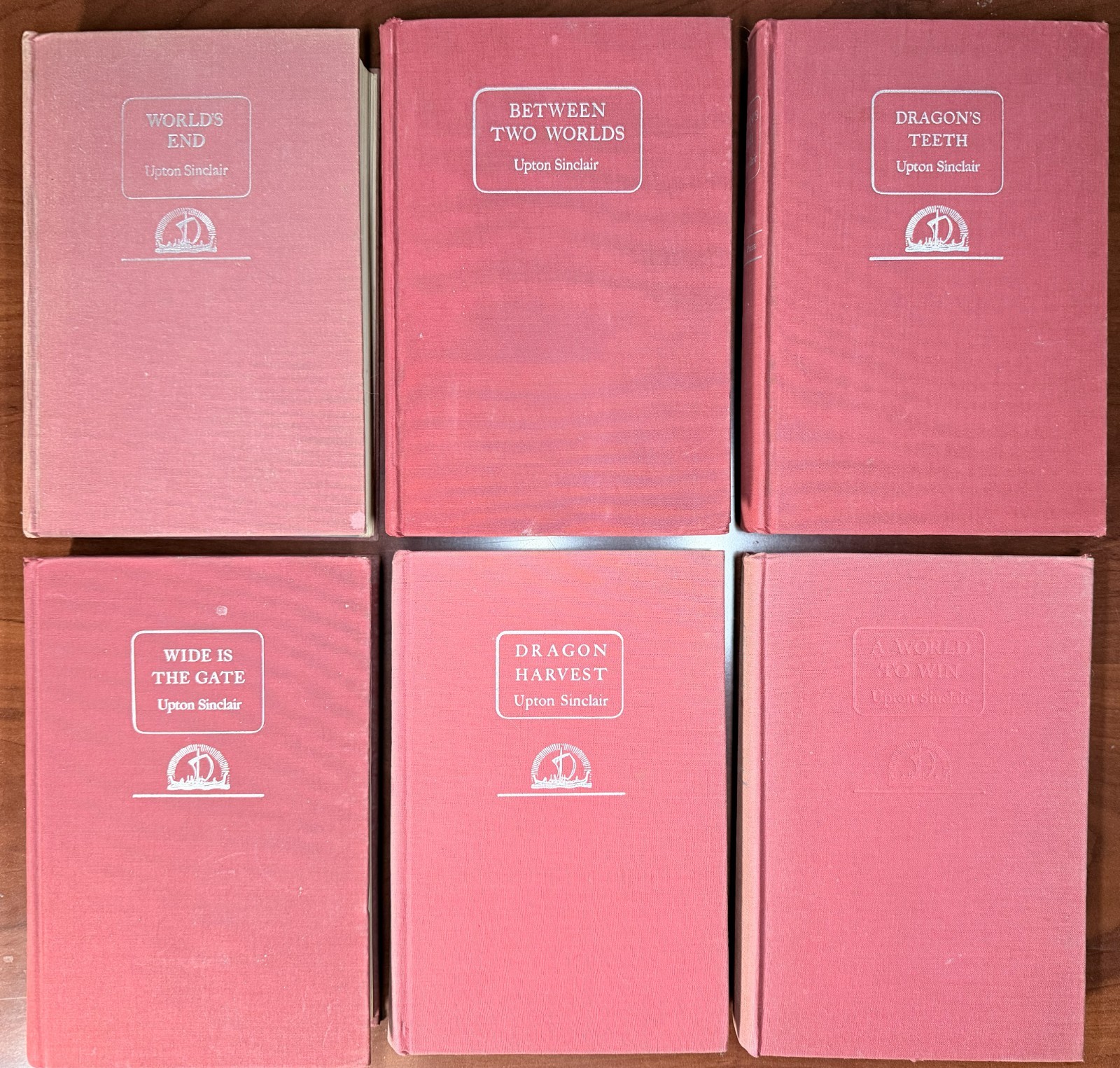 Set of 6 Upton Sinclair Lanny Budd Series 1940-1946 HC 1st Eds The Viking Press