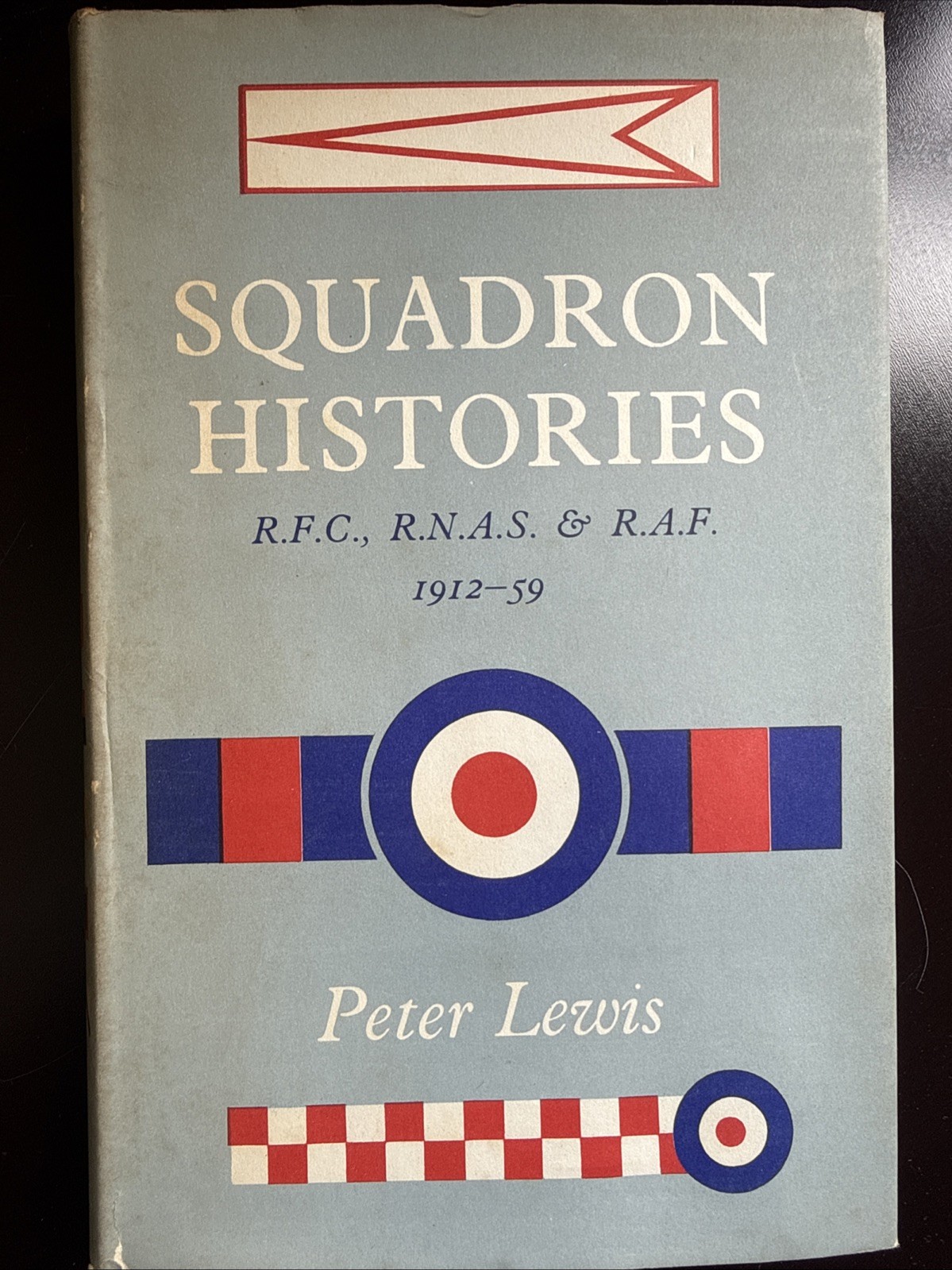 British SQUADRON HISTORIES Lewis R.F.C R.N.A.S & R.A.F WWI WWII 1st Ed. 1959