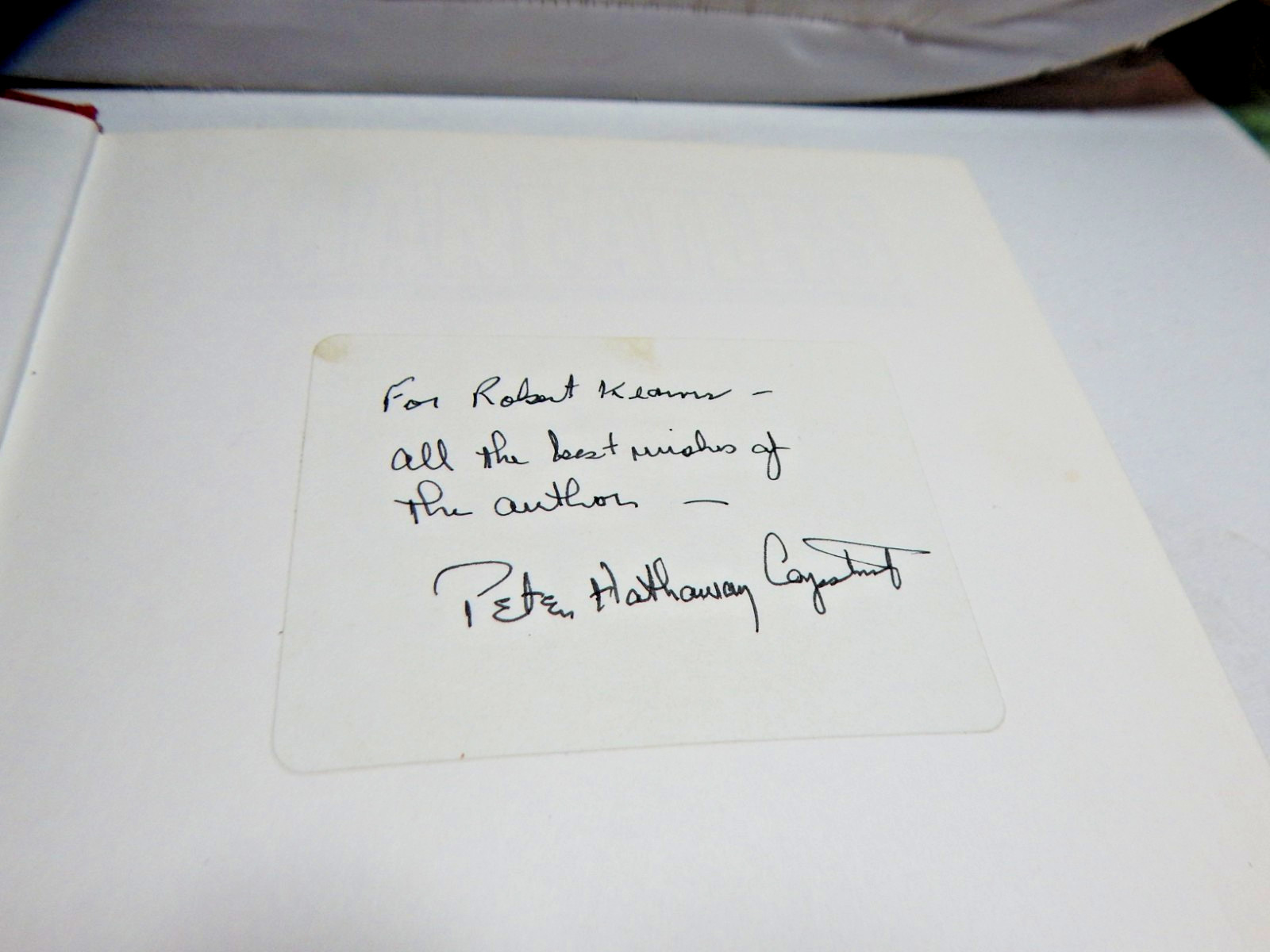 MANEATERS By Peter Capstick – 1981 Illustrated Hardcover SIGNED No Dust Jacket
