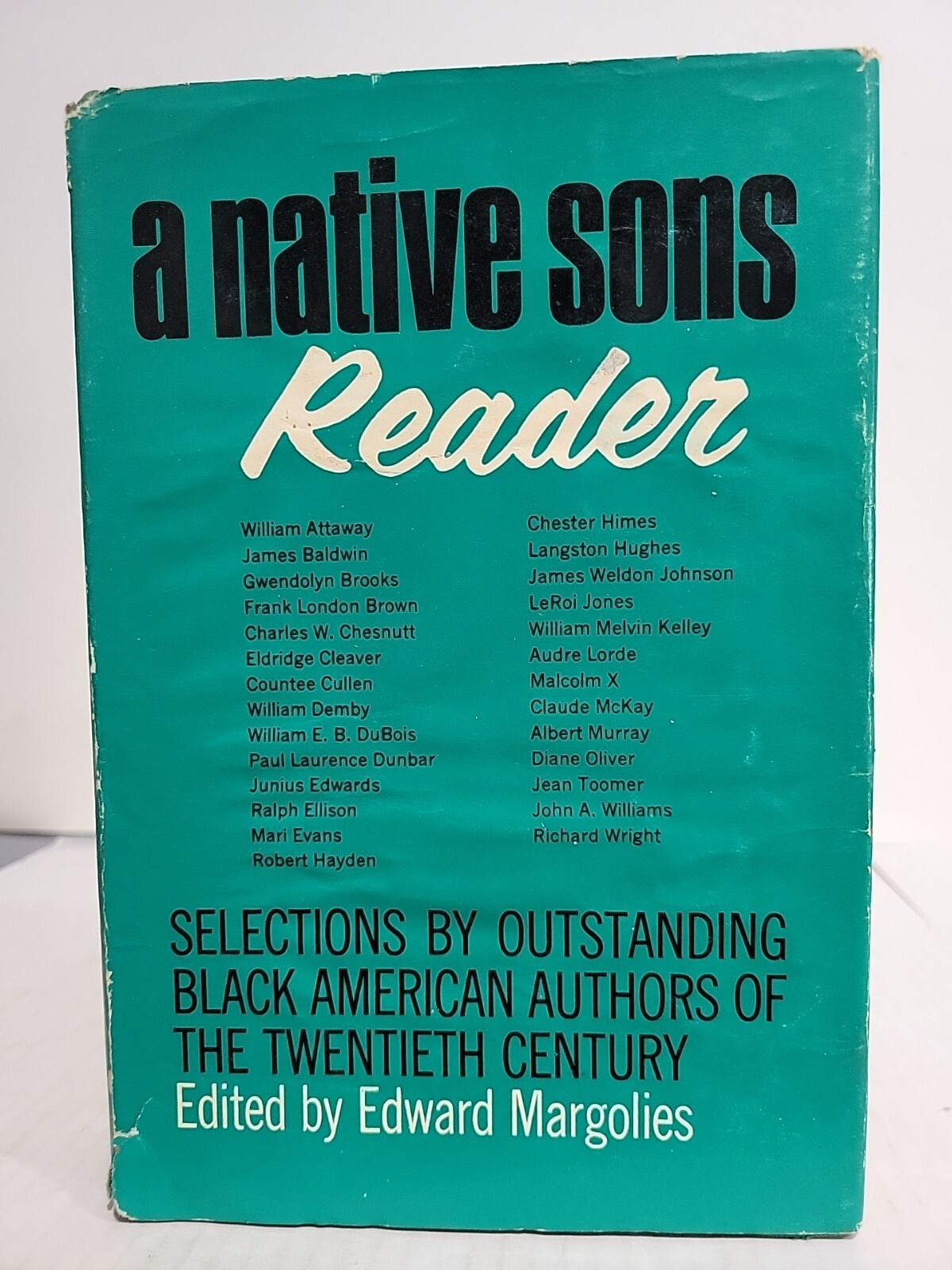 Margolies, Edward A Native Sons Reader 1970 HC?DJ First Edition Baldwin, Brooks