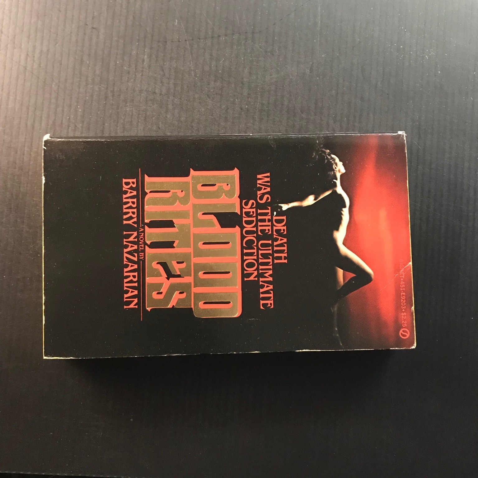 Blood Rites Barry Nazarian 1980 First Printing Horror Suspense Thriller