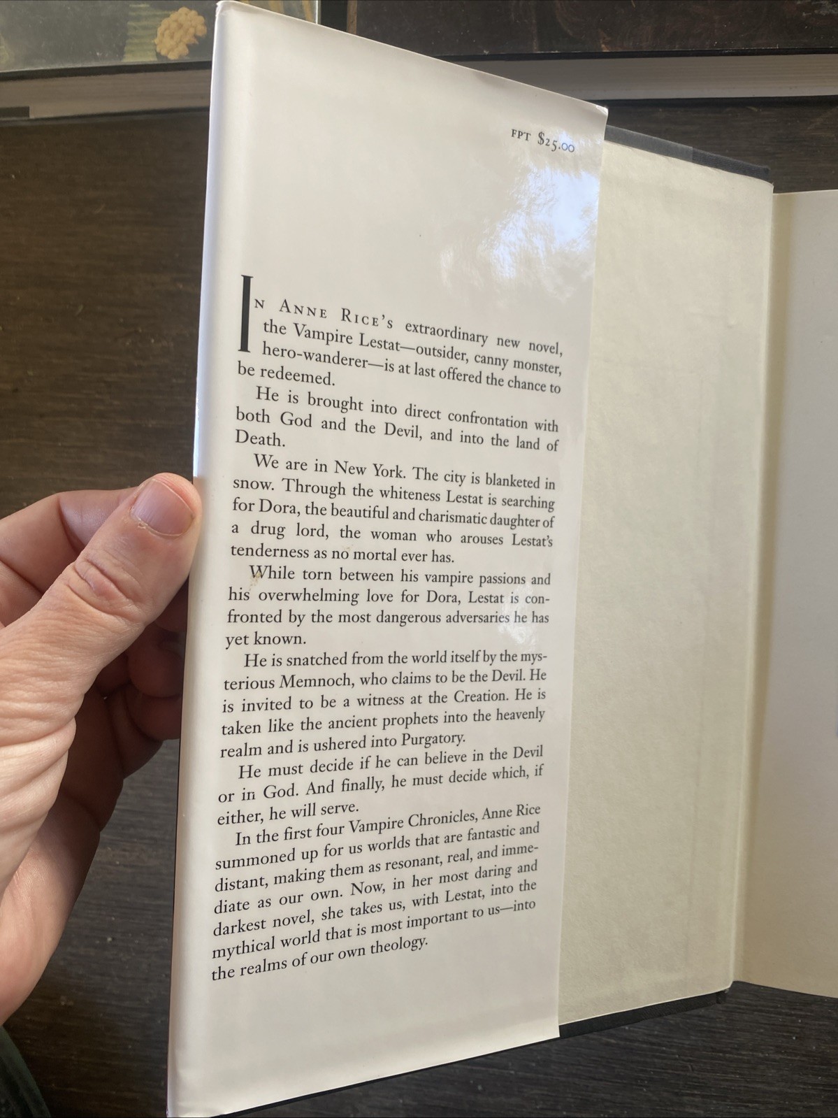 Anne Rice Signed Memnoch The Devil 1st ed,3rd print Rare Bookplate
