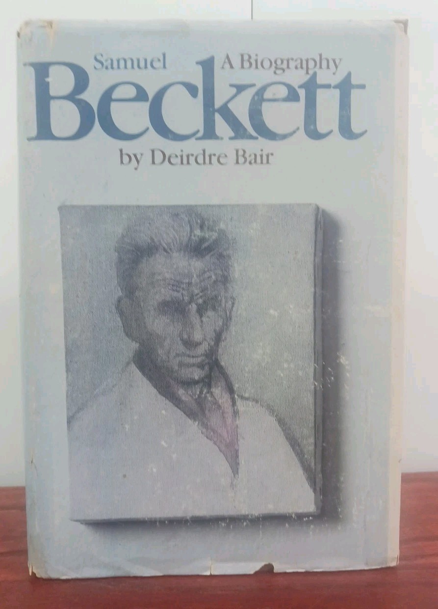 SAMUEL BECKETT biography by Deirdre Bair – 1978 HCDJ – waiting for Godot