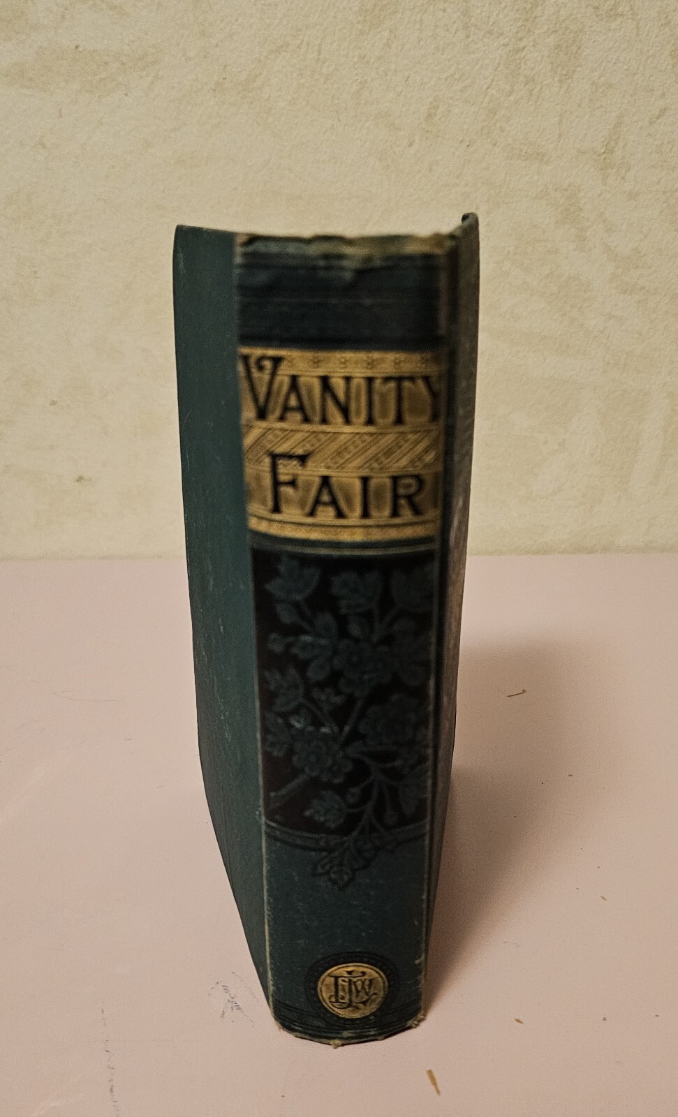 VANITY FAIR A NOVEL WITHOUT A HERO WILLIAM M. THACKERAY ***ANTIQUE XIX CENTURY**
