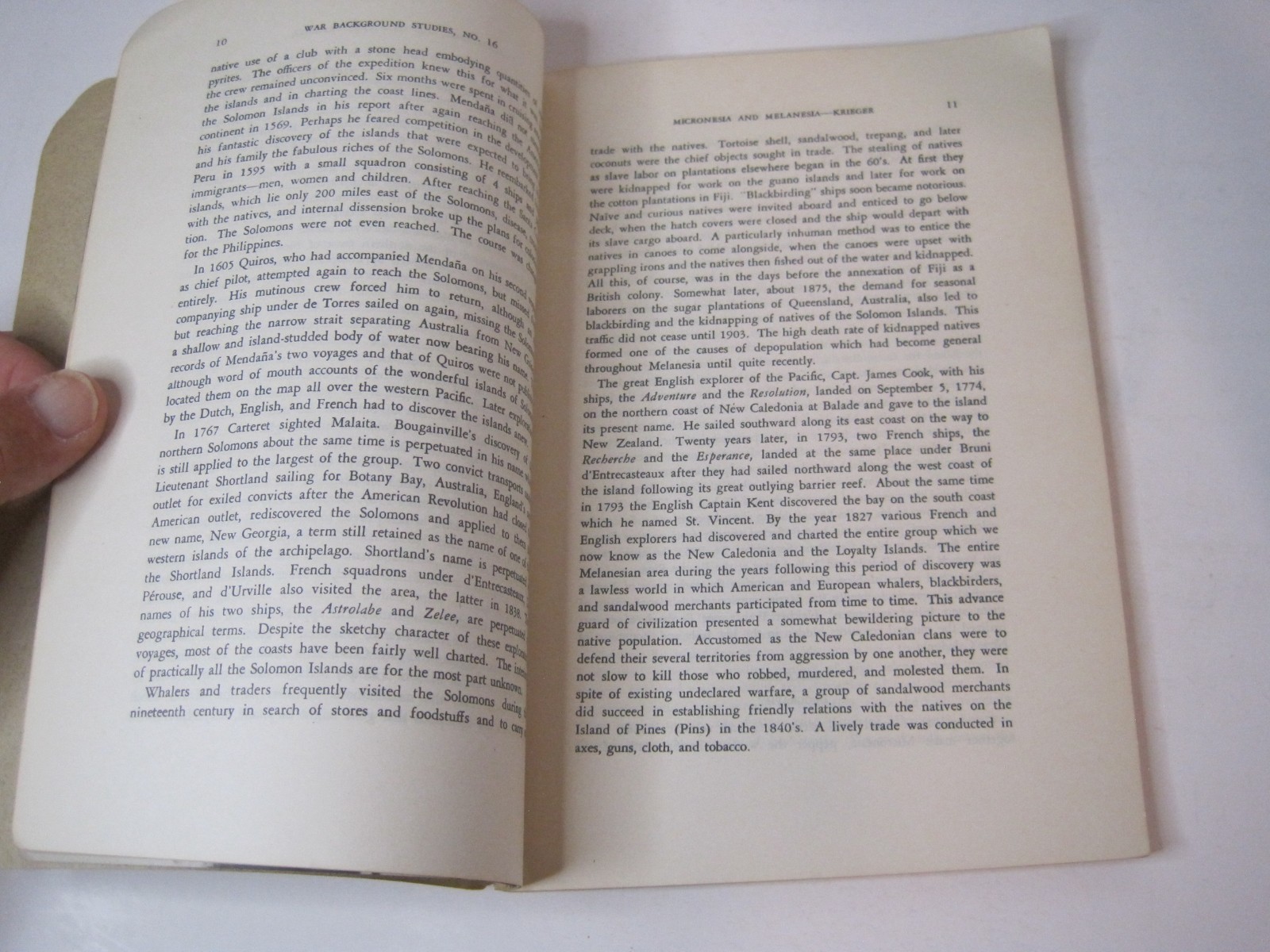 Smithsonian Institution War Background Studies No. 16 Island Peoples.. PB 1943