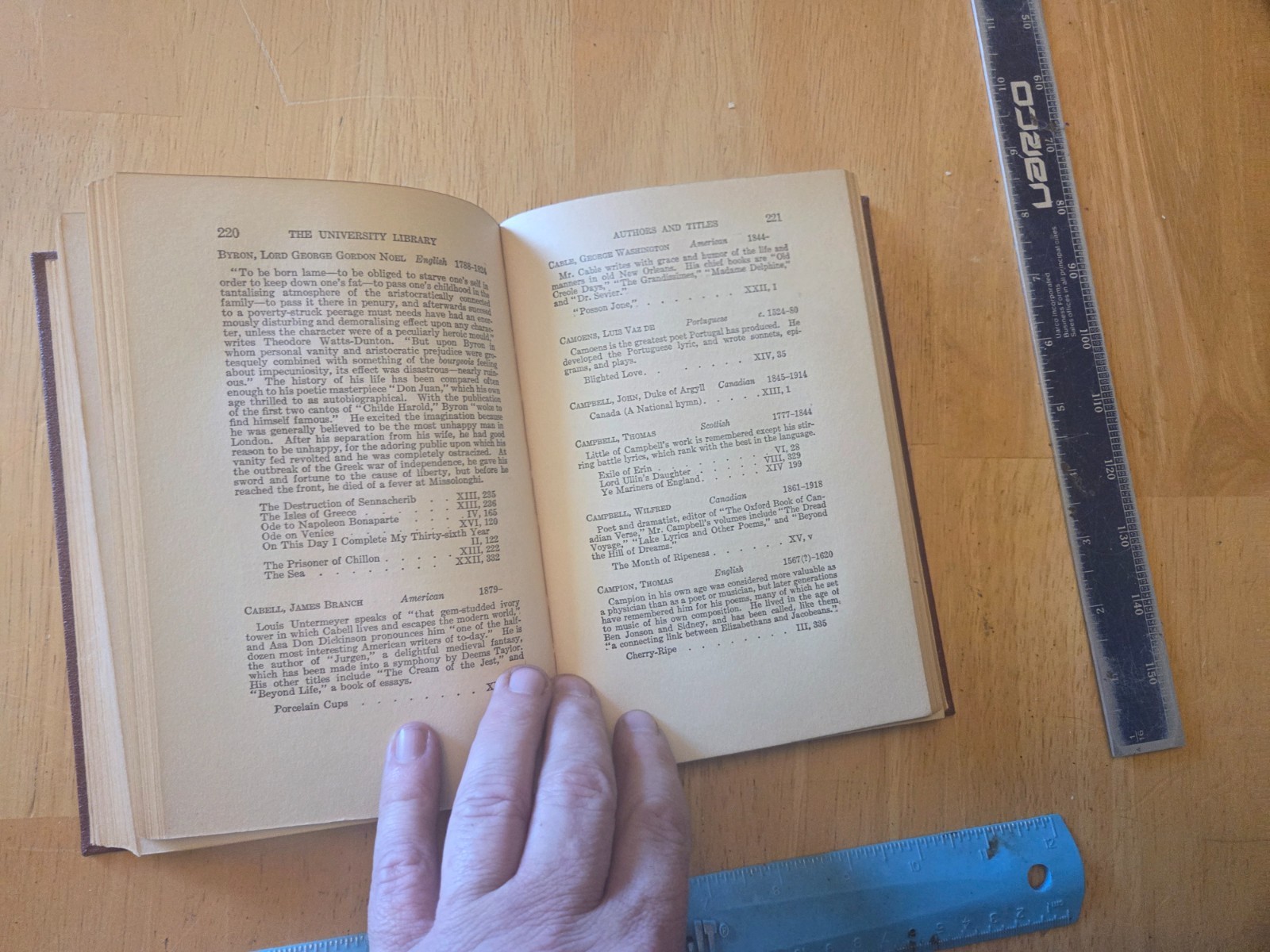The University Library – Reading Guide – John Huston Finlay – 1936 Doubleday Har