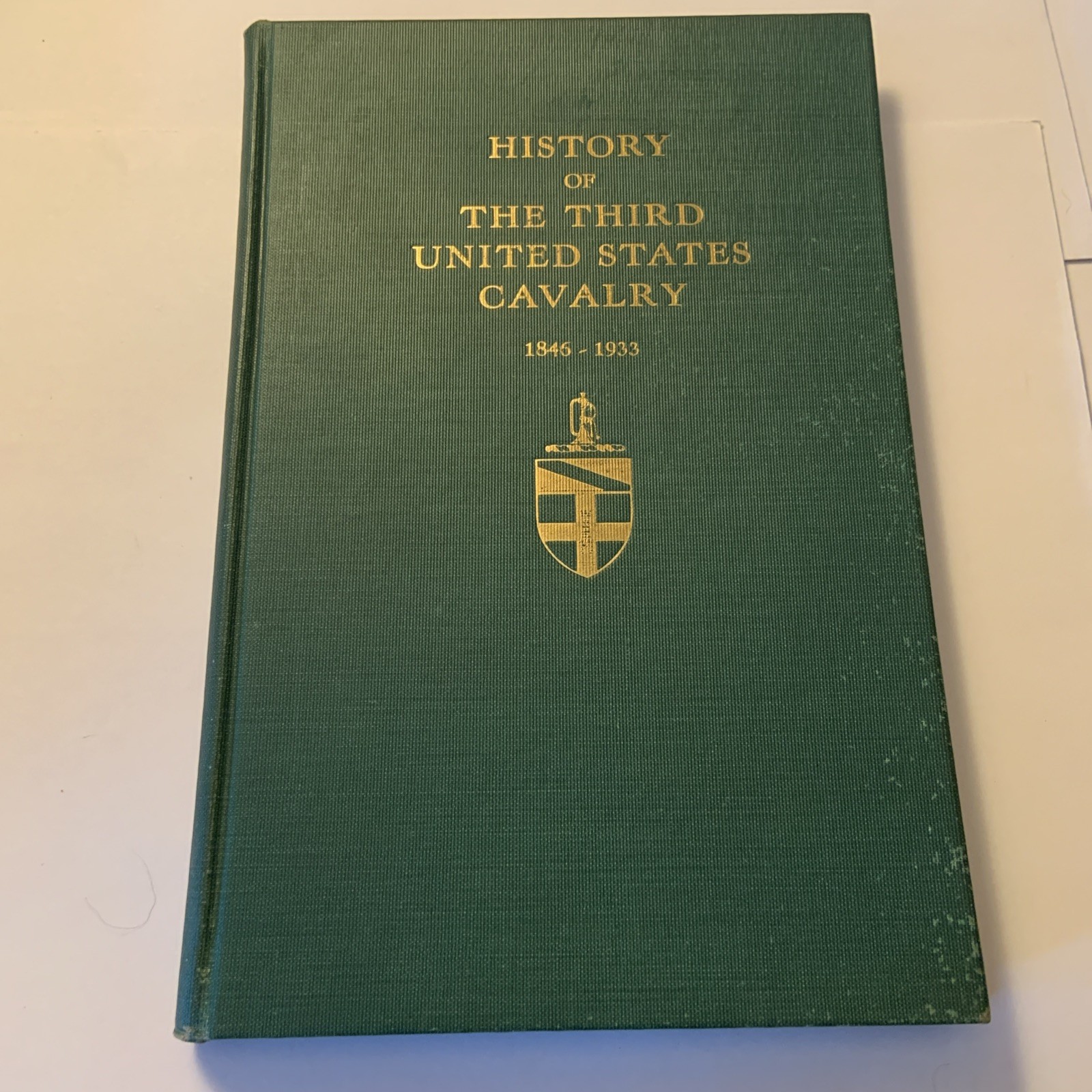 A History of the THIRD UNITED STATES CAVALRY 1846-1933 J. Ebbe inscribed Nr Mint