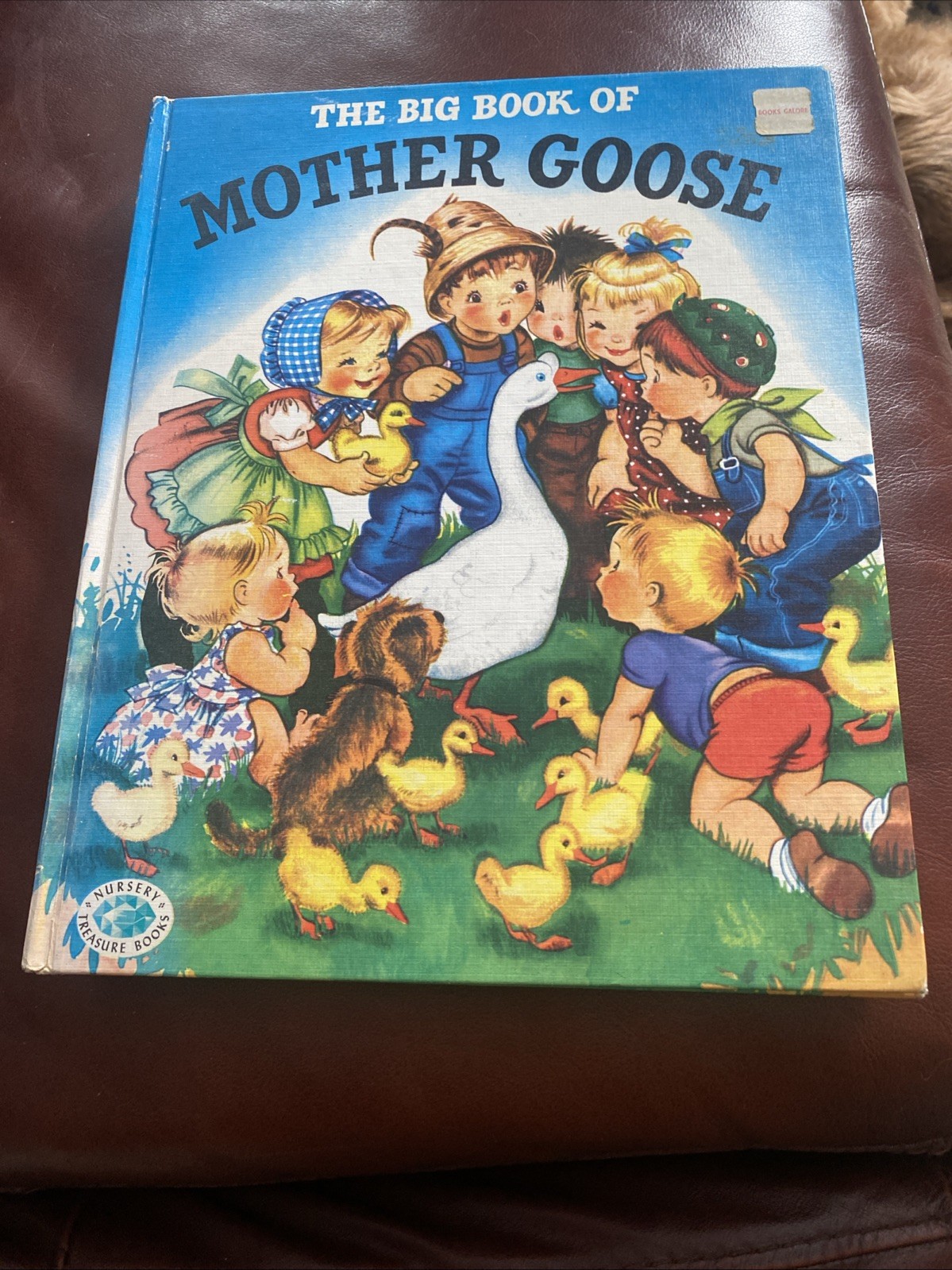 Vintage 1973 The Big Book of Mother Goose Nursery Treasure Book