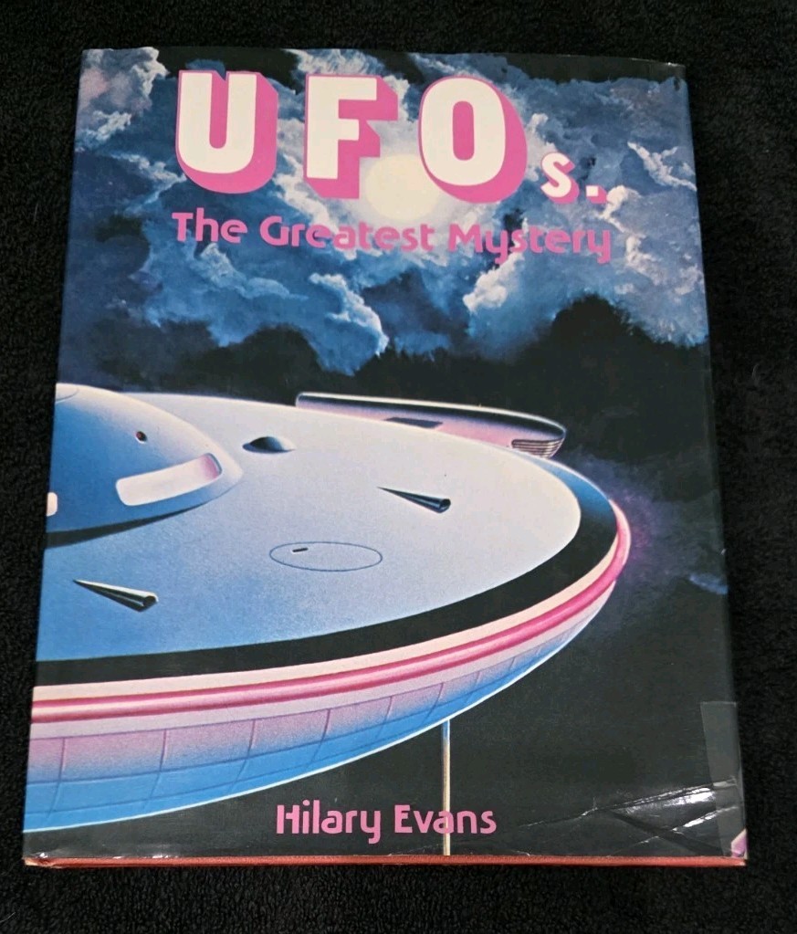 UFOs Greatest Mystery Hilary Evans 1979 Oversize Illustrated Sci-Fi Book HC DJ