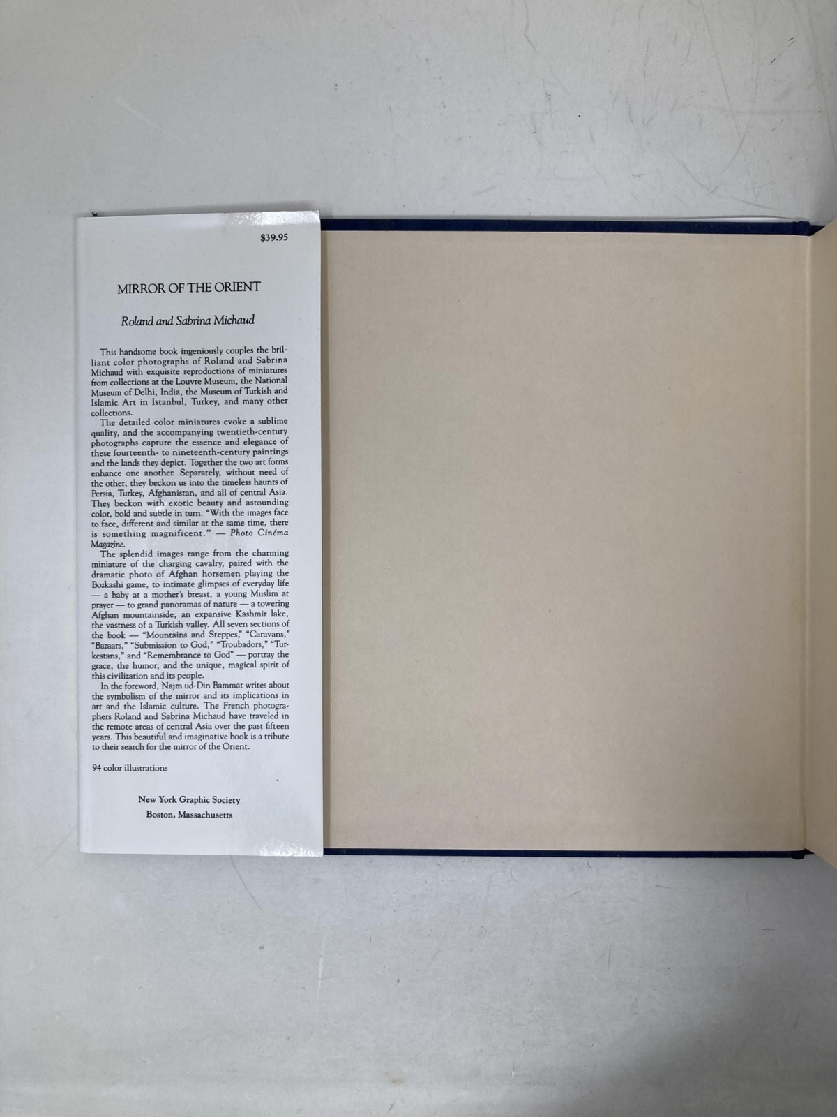 Mirror of the Orient by Roland and Sabrina Michaud First 1st Edition LN HC