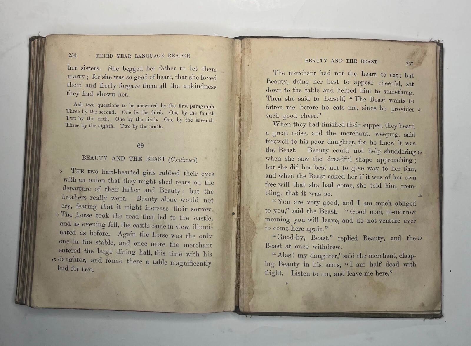 Third Year Language Reader, Baker,Carpenter, andBrooks, 1900, Vintage