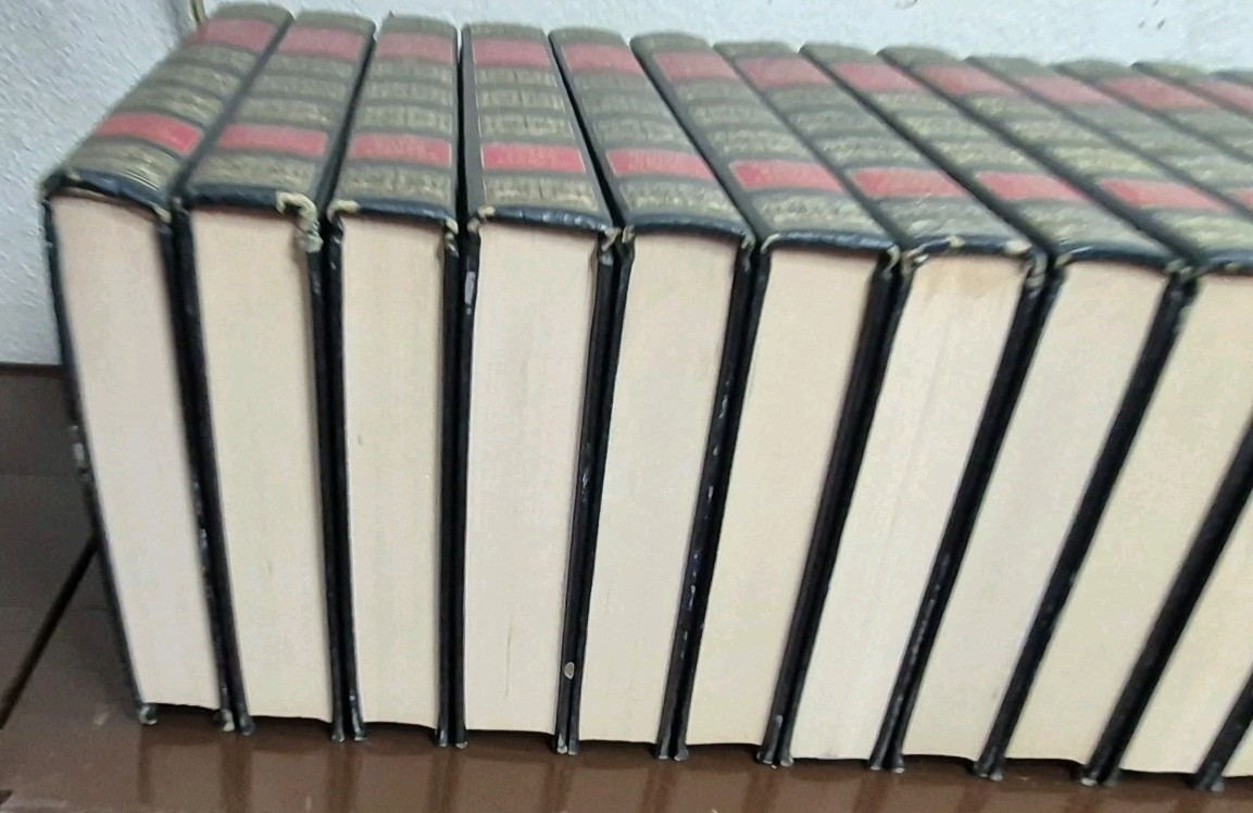 Complete Vintage Nobel Prize Library 1971 Hard Cover Illustrated 21 Vintage Book