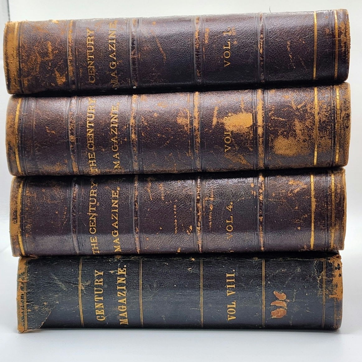 Antique 1880s The Century Magazine 4 Vol Set New Series 1 2 4 VIII Civil War TR