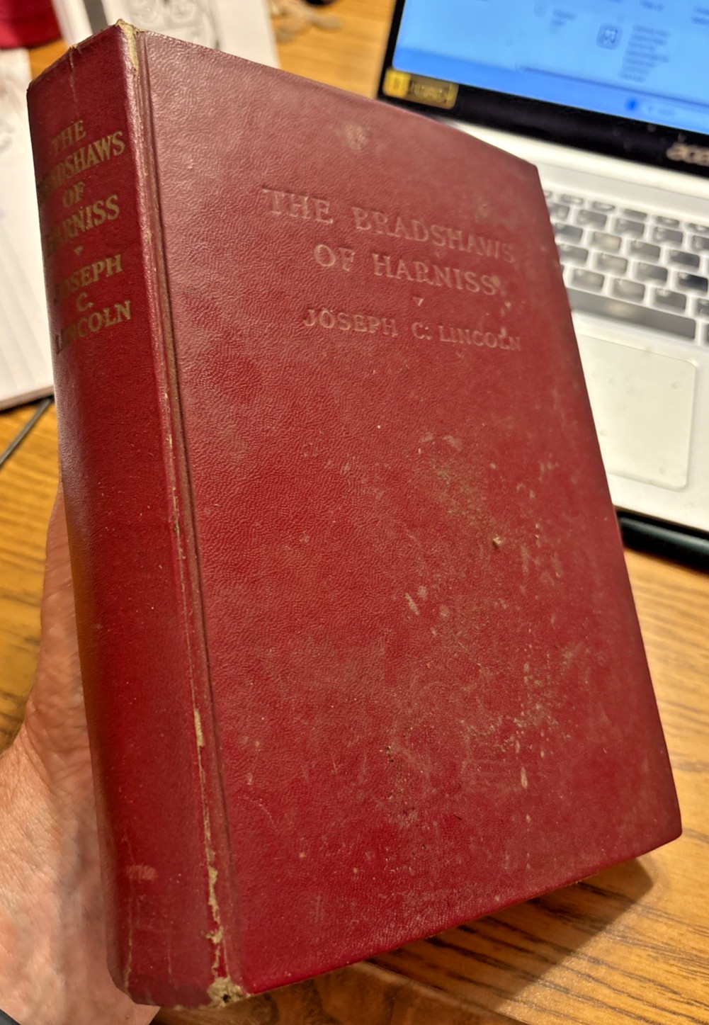 VINTAGE 1944 HARDCOVER BOOK THE BRADSHAWS OF HARNISS BY JOSEPH C. LINCOLN