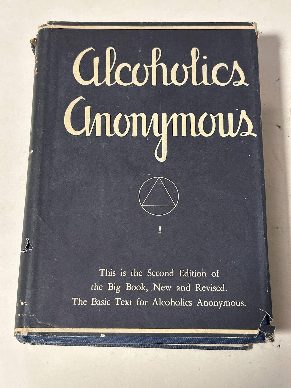 1963 Alcoholics Anonymous Big Book 2nd Edition 6th Printing DJ READ DESCRIPTION