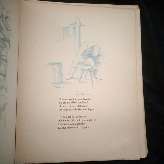 Lieutenant Dubout: Oflag II D 1940 Block IV Lithographs IN Colours 1944 Eo