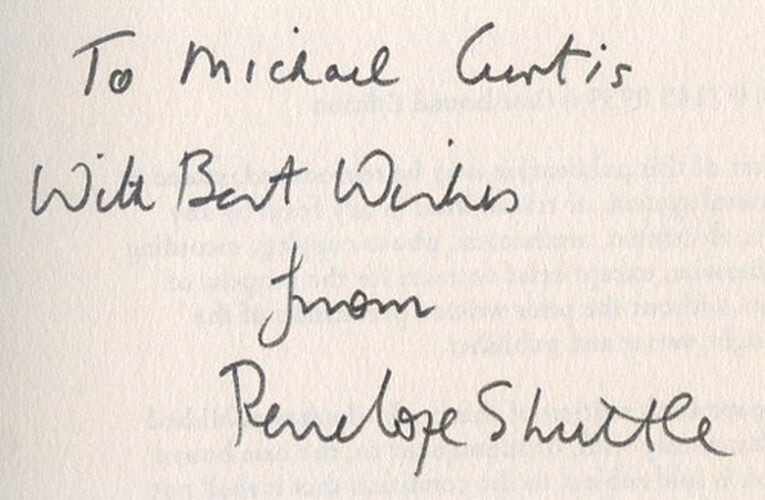 Penelope SHUTTLE / Wailing Monkey Embracing a Tree Signed 1st Edition 1973