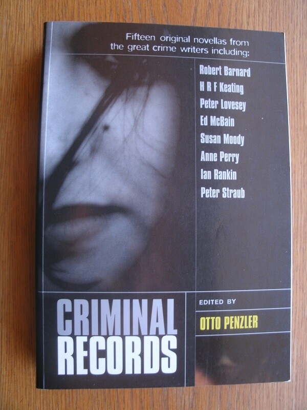 Criminal Records Ian Rankin, Anne Perry, Peter Straub SIGNED Tradepaper 1st ed