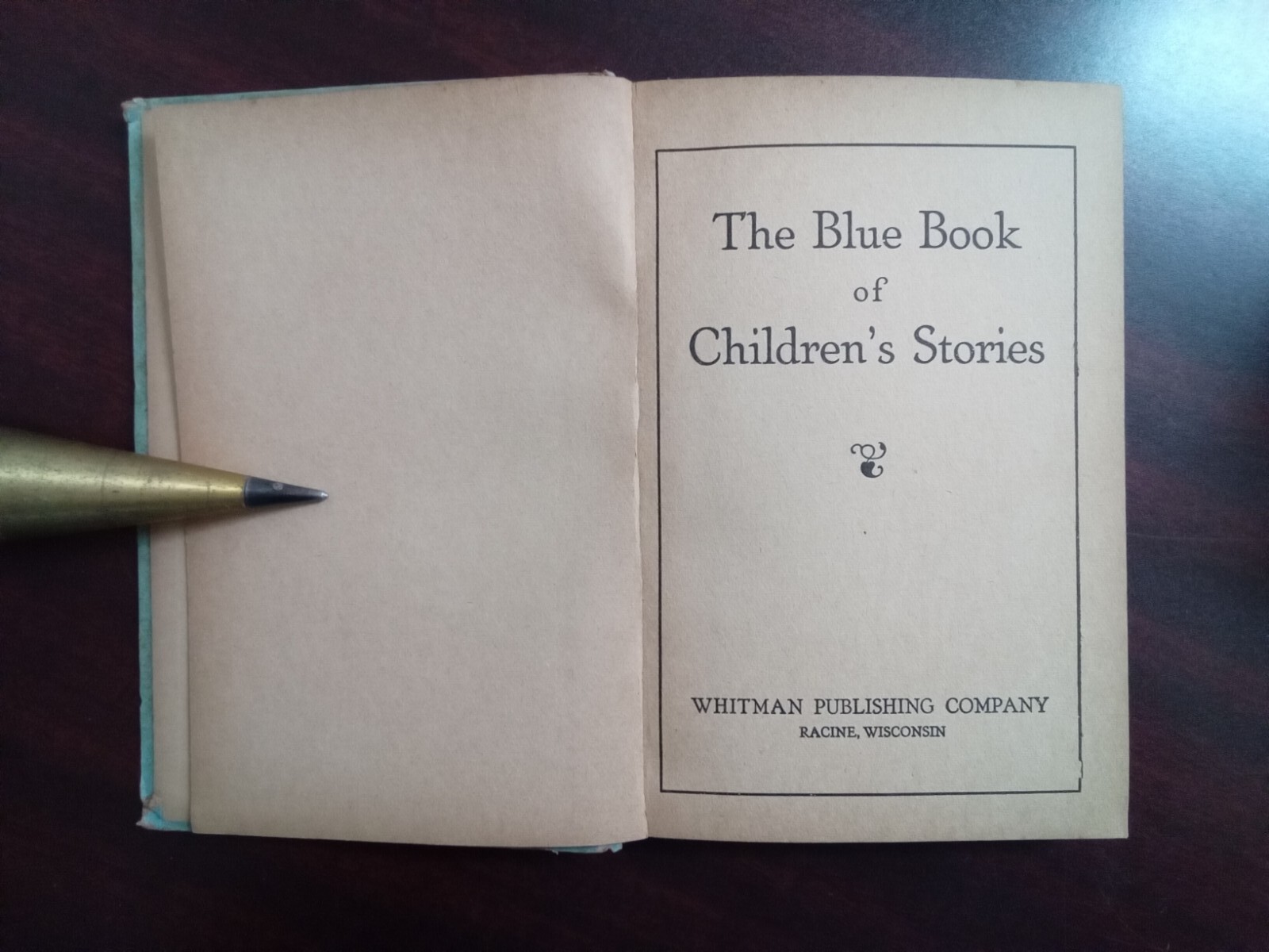 Whitman Hardcover The Blue Book of Children’s Stories 1940’s Vintage VG
