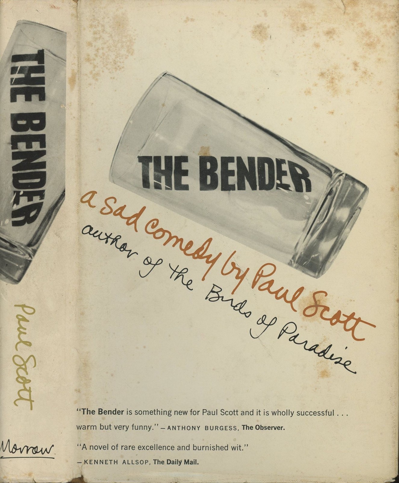 Paul Scott / The Bender 1st Edition 1963