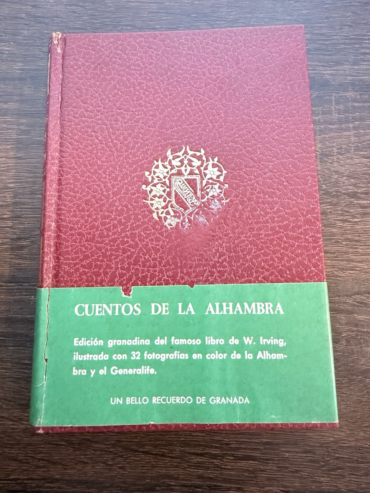 Cuentos de la Alhambra Washington Irving 1974 Granada Spain Hardcover