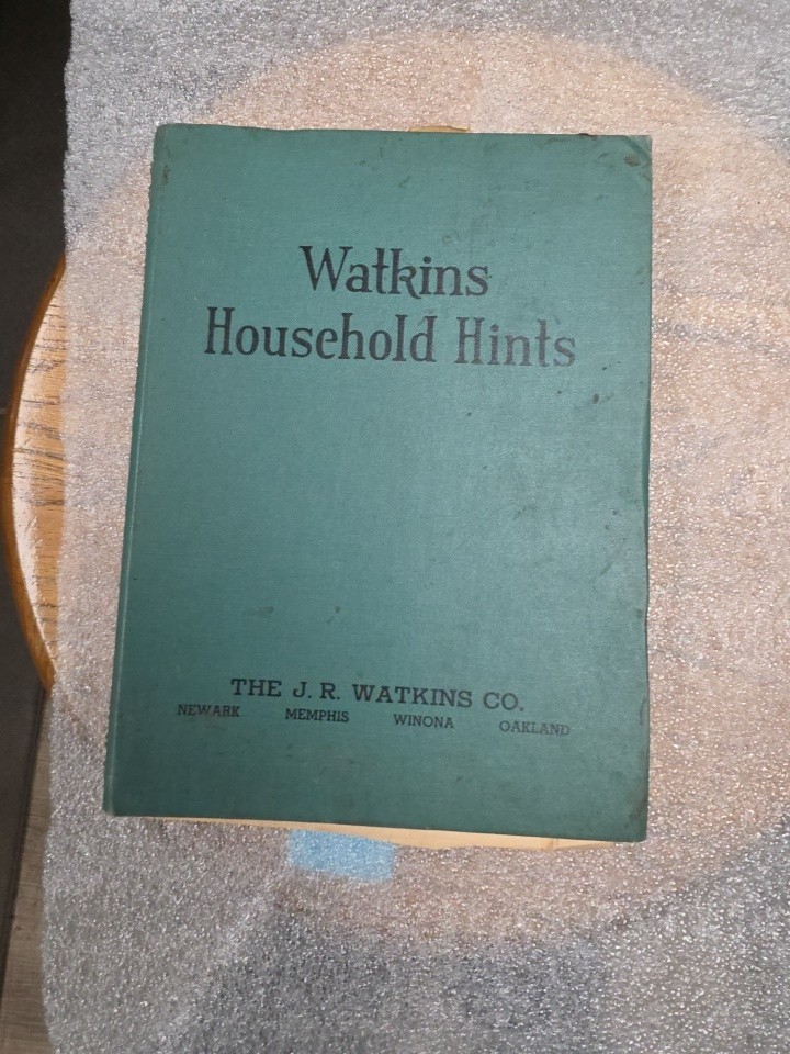 Vintage 1941 J. R. Watkins Household Hints By Elaine Allen