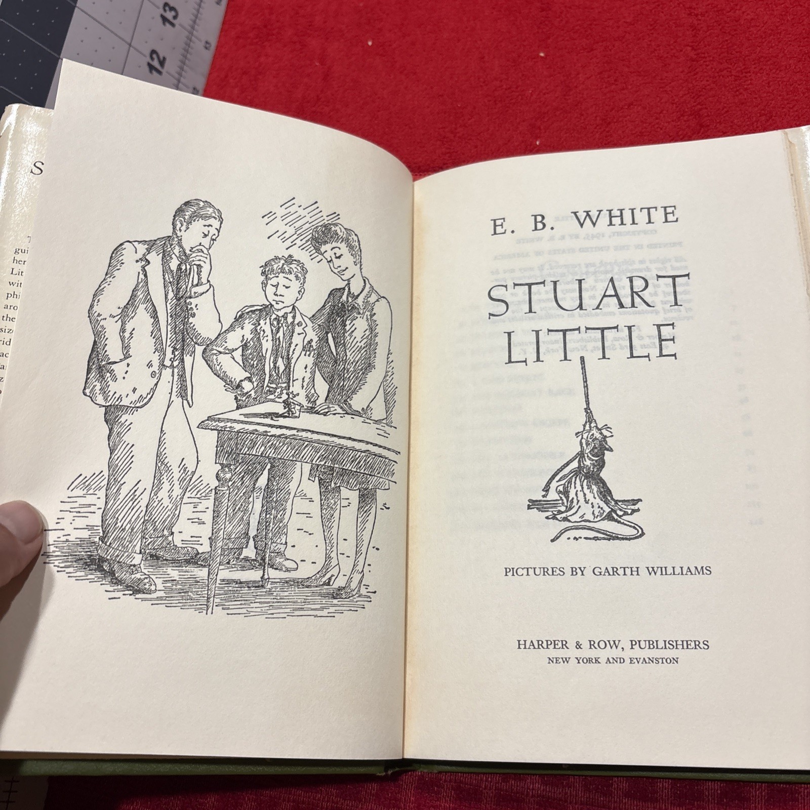 Stuart Little by E. B. White- 1945 -BOOK CLUB EDITION- Hardcover – Harper & Row